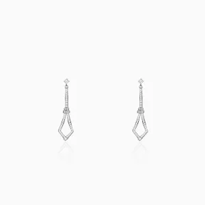Spear Silver Earrings