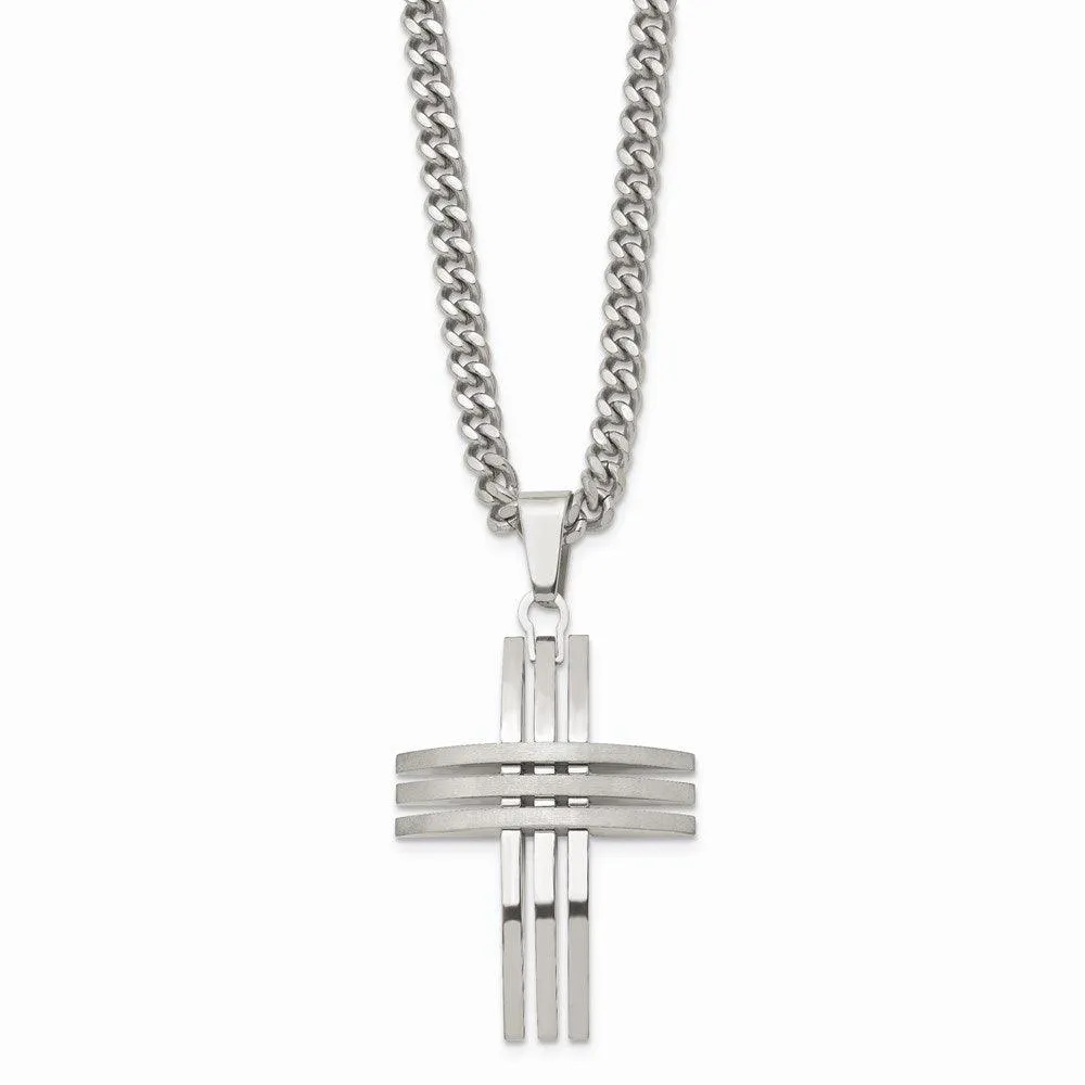 Stainless Steel Cross Necklace