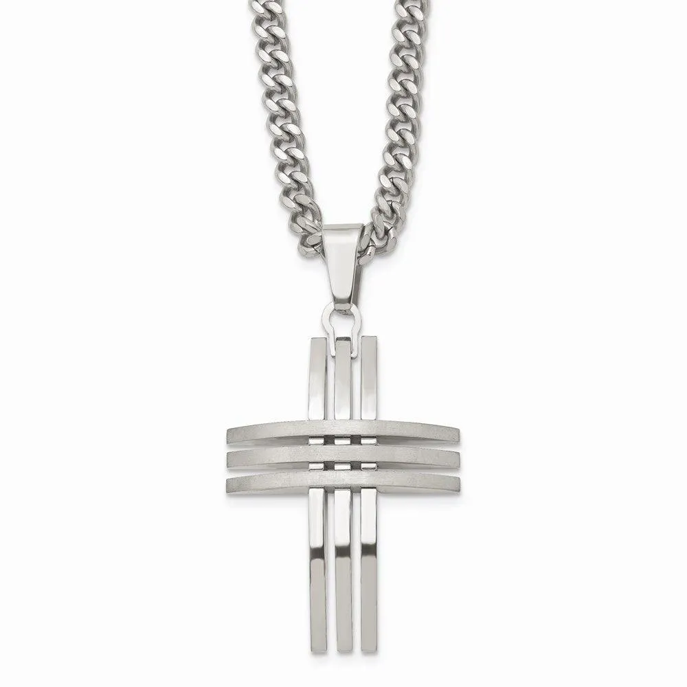 Stainless Steel Cross Necklace