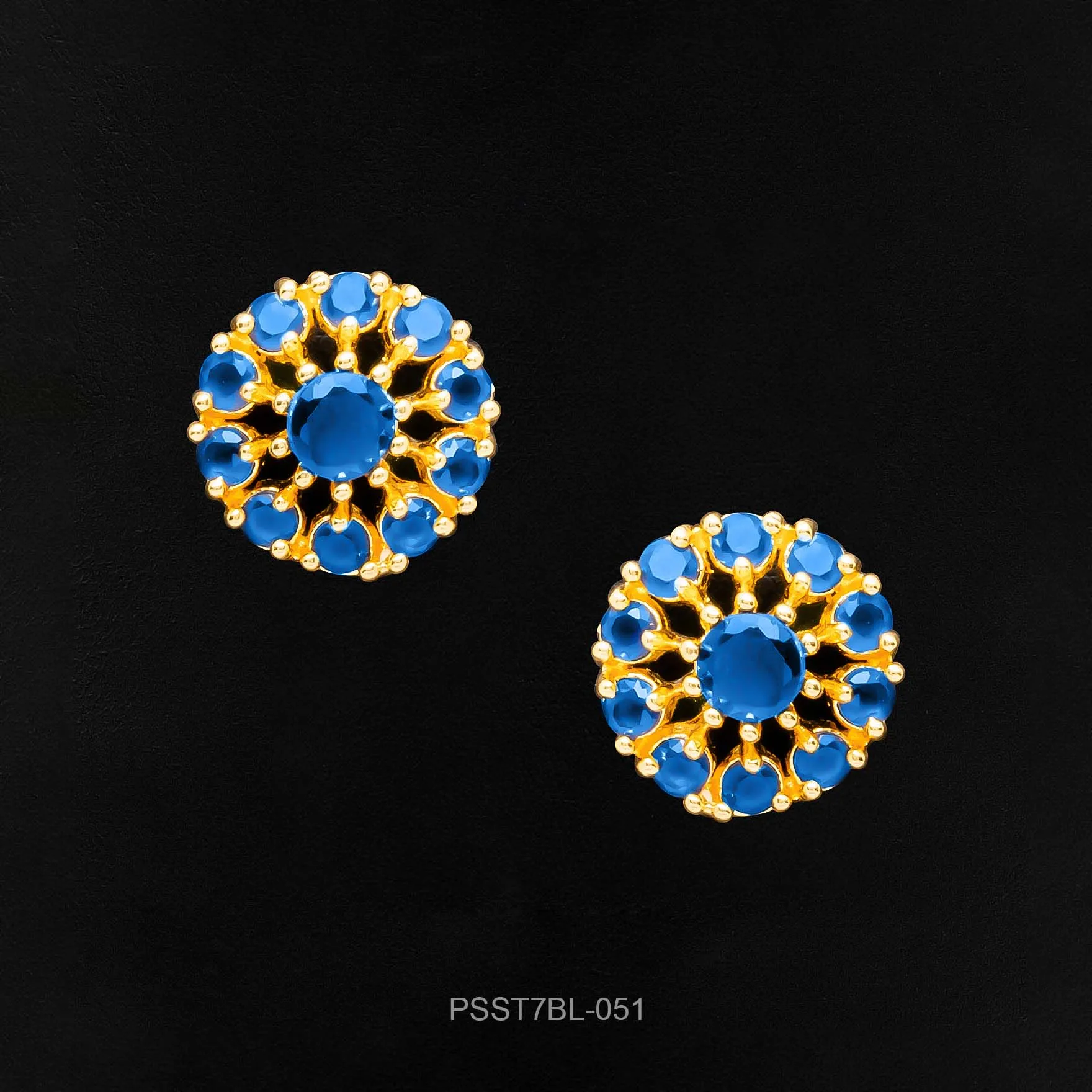 Stone Earring PSST7BL-051