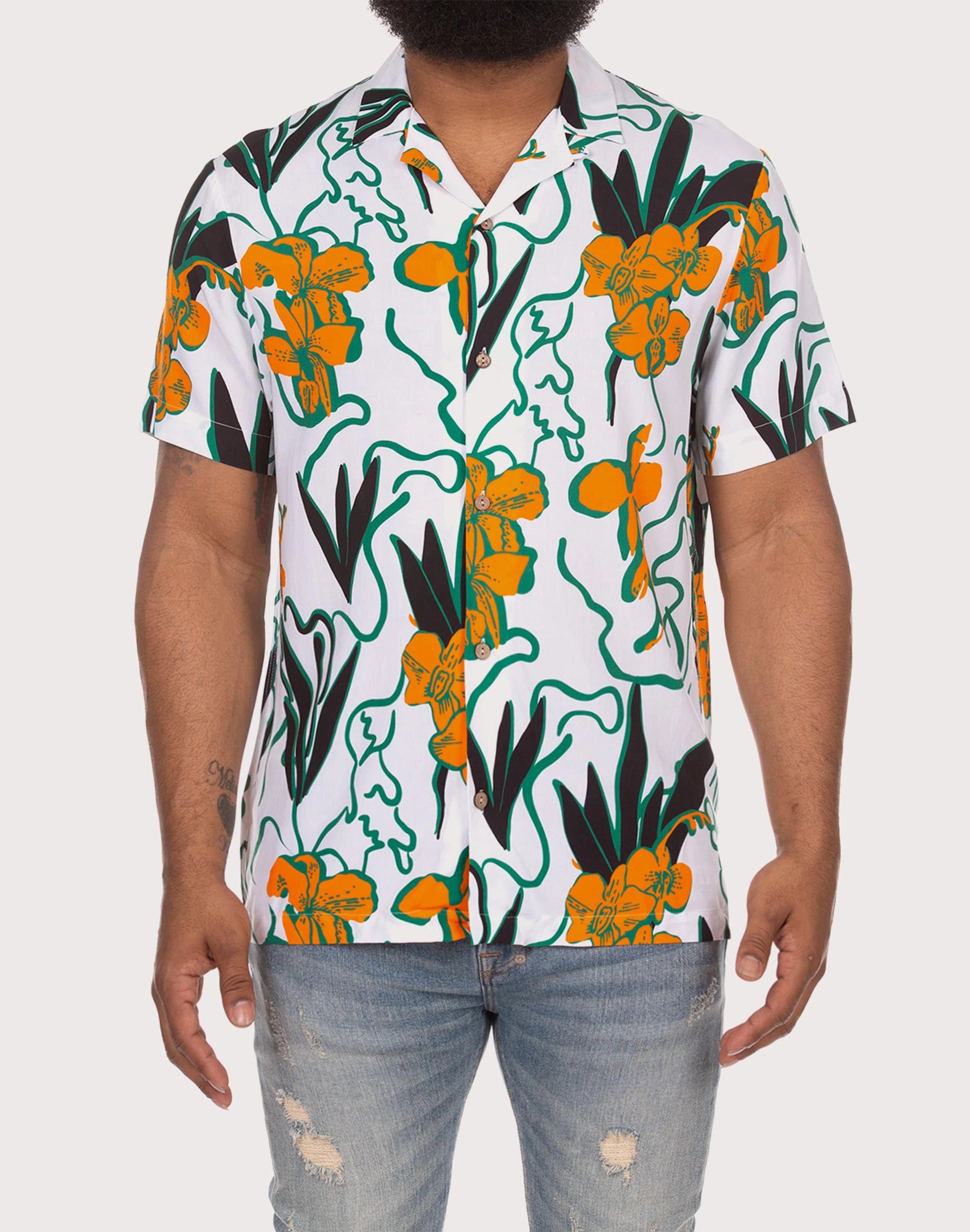 Street fashion Akoo Camp Collar Button Down Shirt Style statements