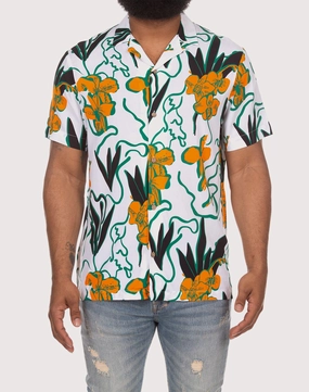 Street fashion Akoo Camp Collar Button Down Shirt Style statements