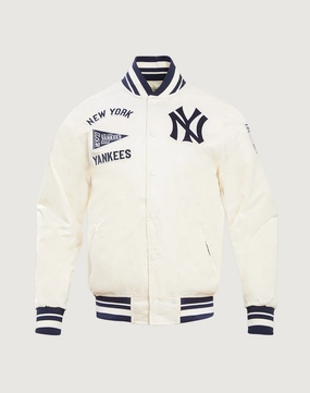 Street fashion Pro Standard New York Yankees Retro Classic Rib Satin Jacket Fashionable goods