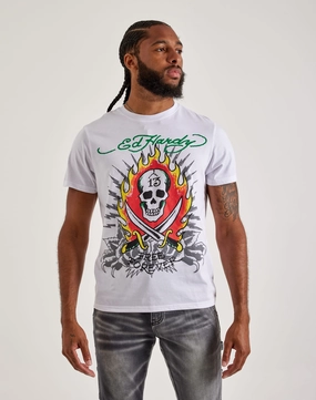 Style statements Ed Hardy 13 Skull Tee Outerwear options