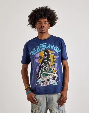 Stylish products Ed Hardy  Don Wolf Short Sleeve Boxy Tee Formal wear selections