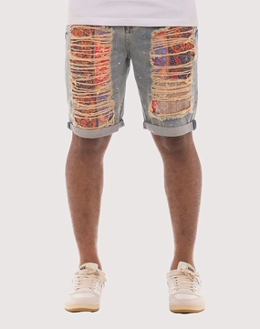 Stylish products Akoo Stark Denim Blue Short Clothing prices