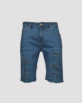 Stylish products Grindhouse Overspray Denim Shorts Seasonal wear