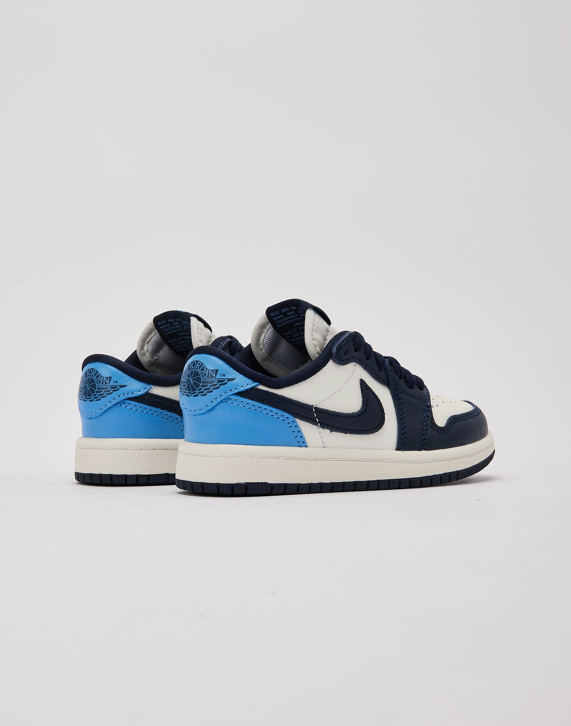 Suede - finished fashion Jordan Air Jordan 1 Retro Low OG 'Obsidian' Pre-School