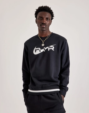 Sustainable fashion Nike Air Fleece Crewneck Sweatshirt Fashion lookbook