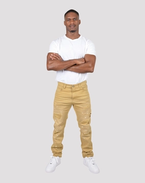 Sustainable fashion practices Grindhouse Twill Patch N Repair Wheat Workpants Quality apparel