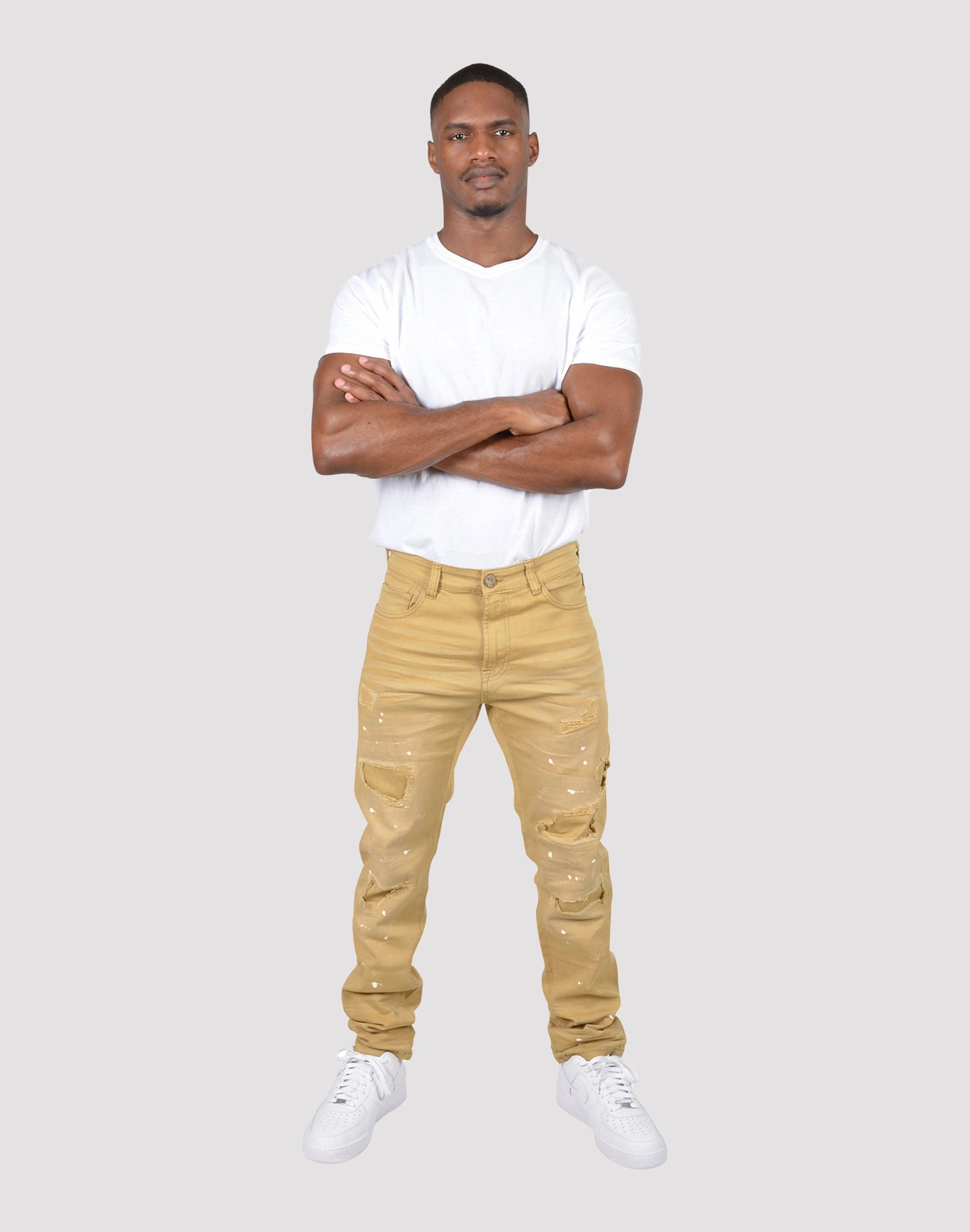 Sustainable fashion practices Grindhouse Twill Patch N Repair Wheat Workpants Quality apparel