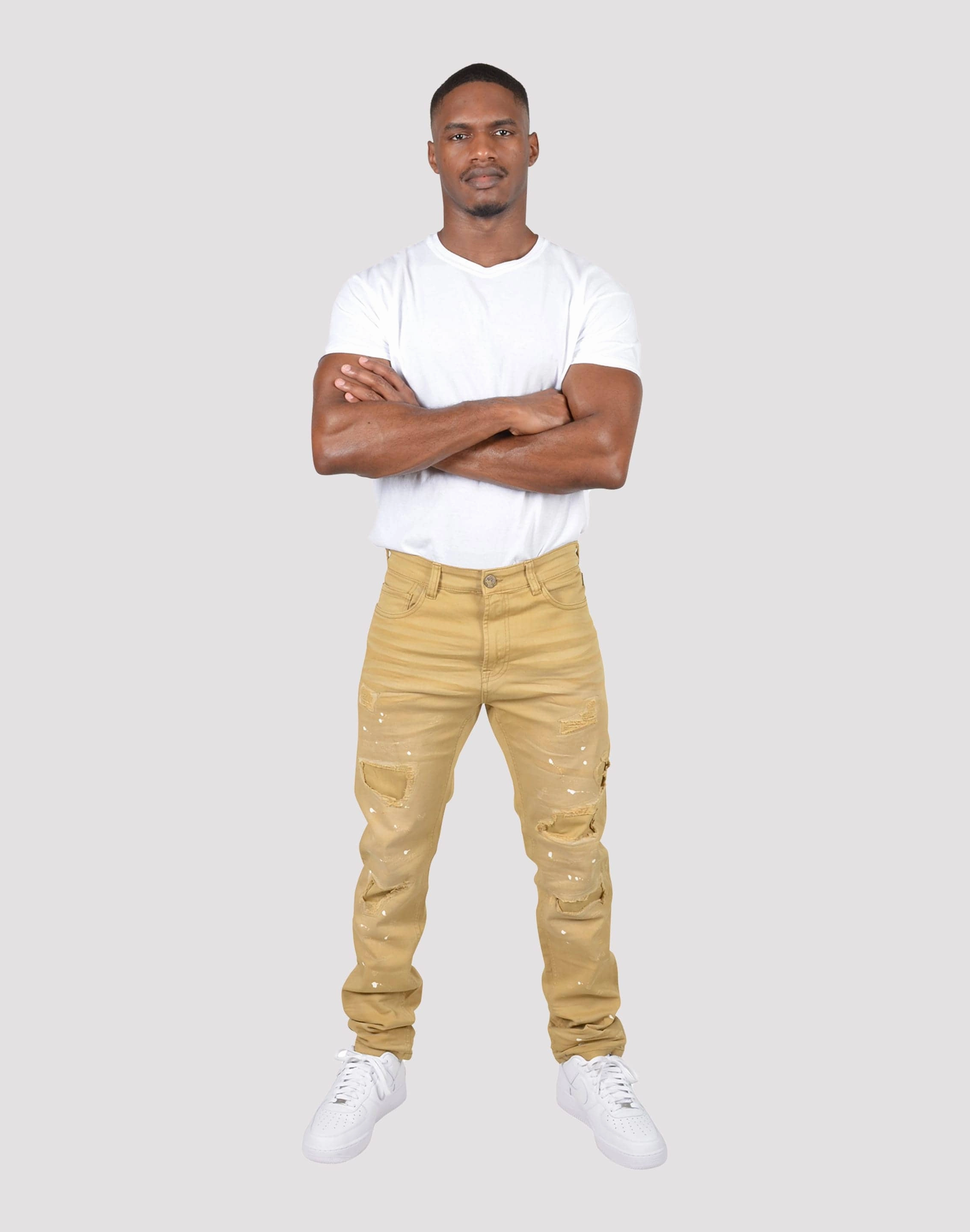 Grindhouse Twill Patch N Repair Wheat Workpants Sustainable fashion Fashion subscription services
