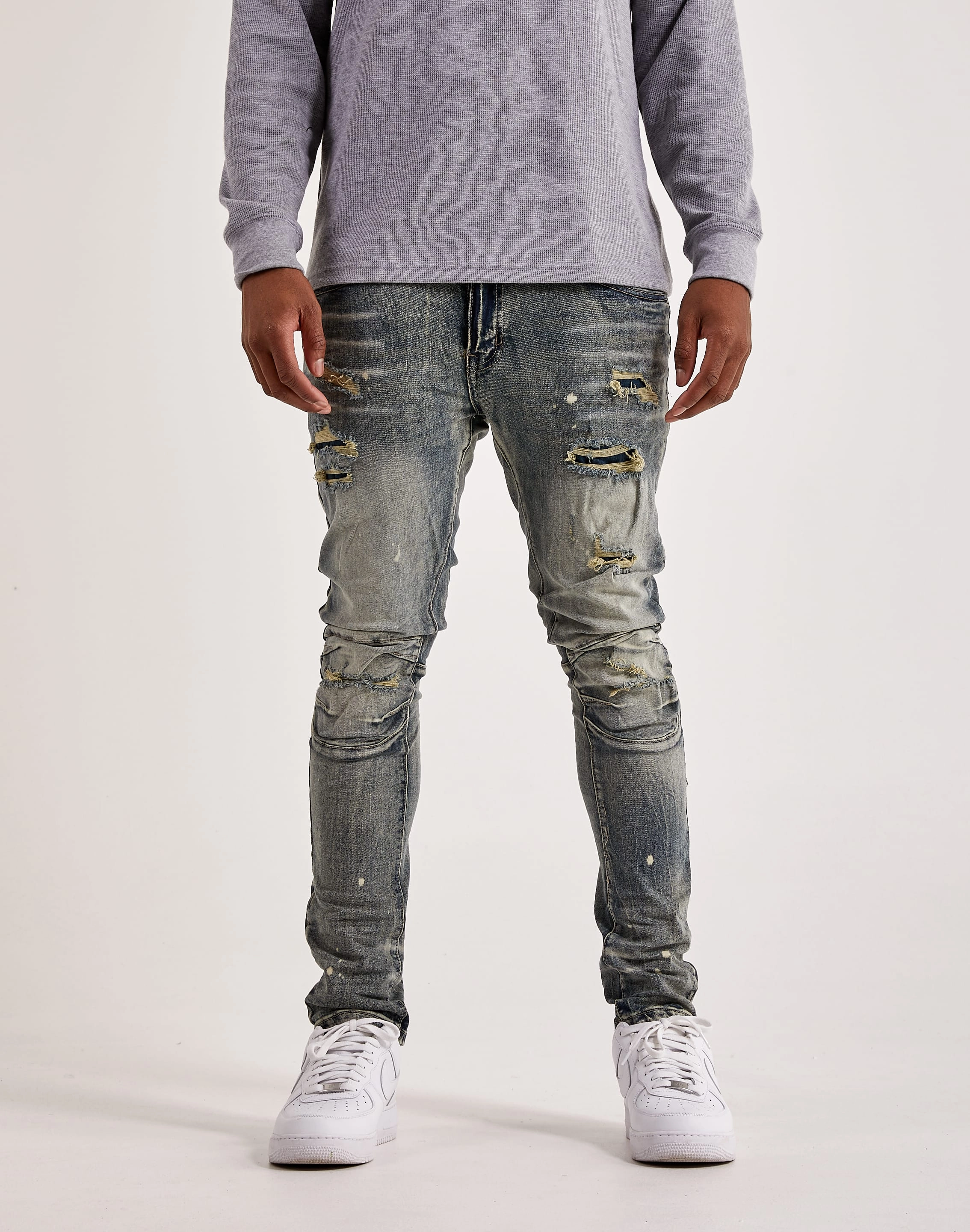 Sustainable fashion practices Smoke Rise Rip & Repair Jeans Swimwear selections