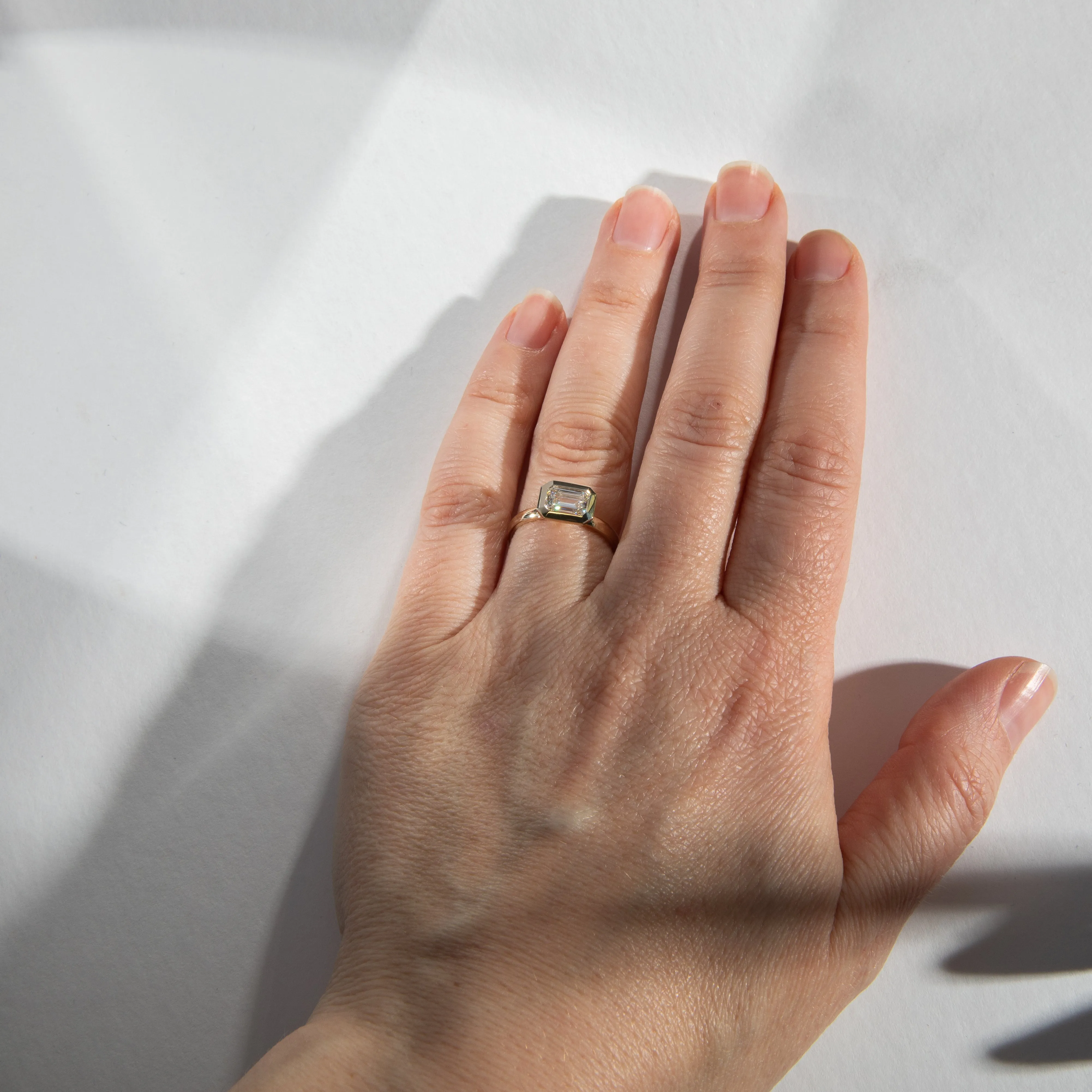 Syd Ring with 1.02ct Lab-grown Diamond in Gold