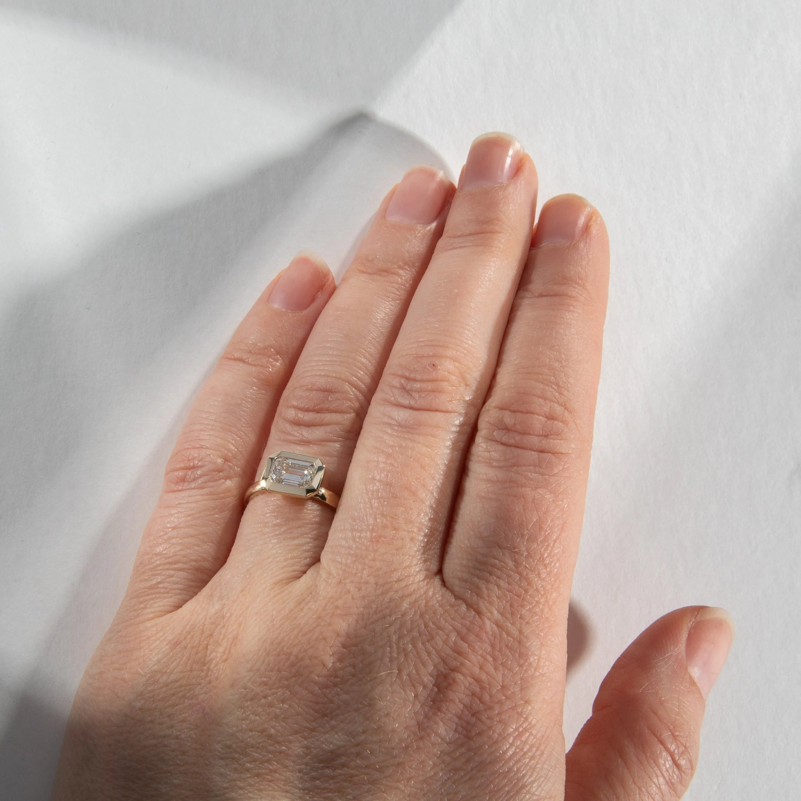Syd Ring with 1.02ct Lab-grown Diamond in Gold