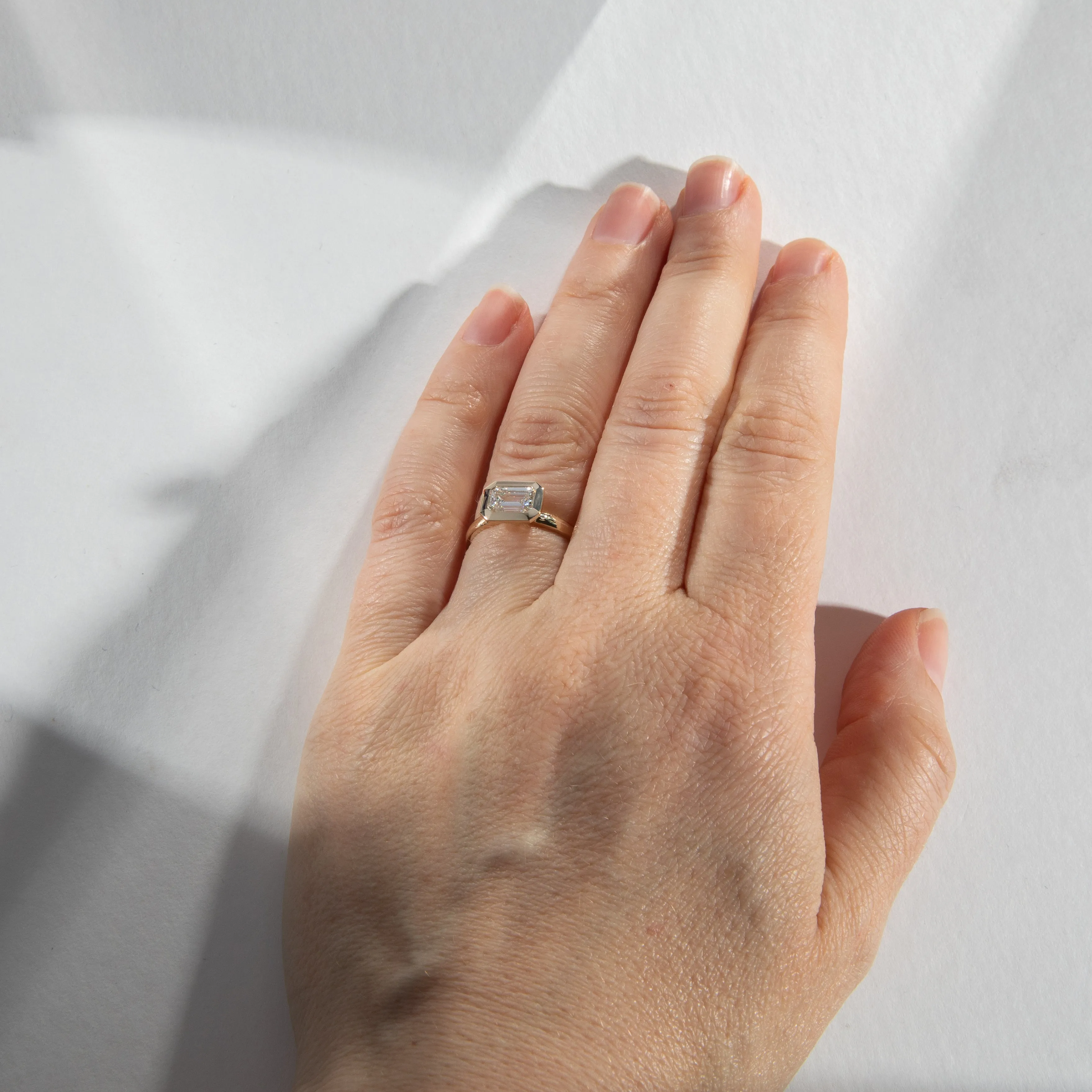 Syd Ring with 1.02ct Lab-grown Diamond in Gold
