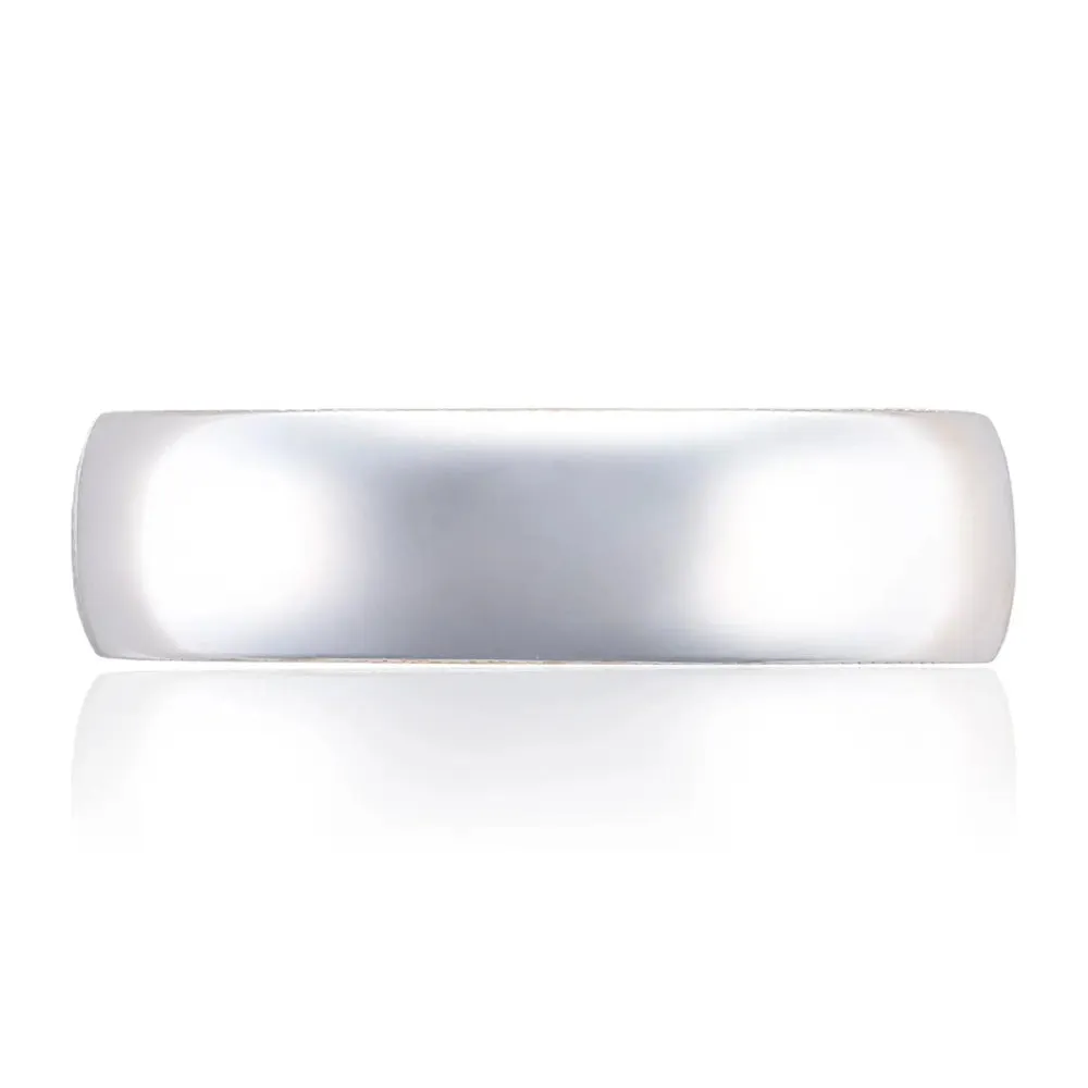Tacori Classic 18k Two Tone Rounded High Polish Men's Wedding Band