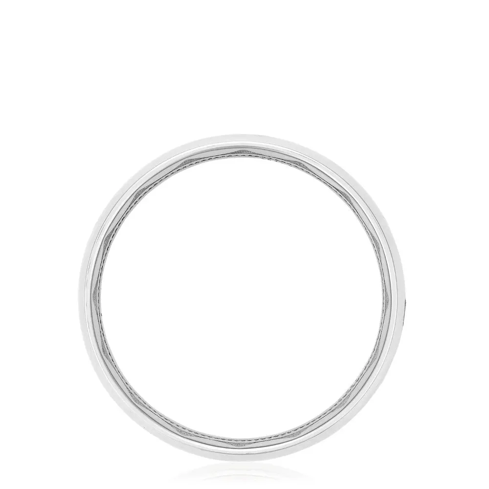 Tacori Classic Satin Finish Flat Mens Wedding Band