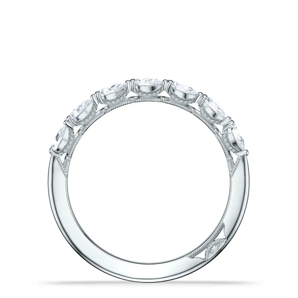 Tacori Sculpted Crescent Pear Wedding Band