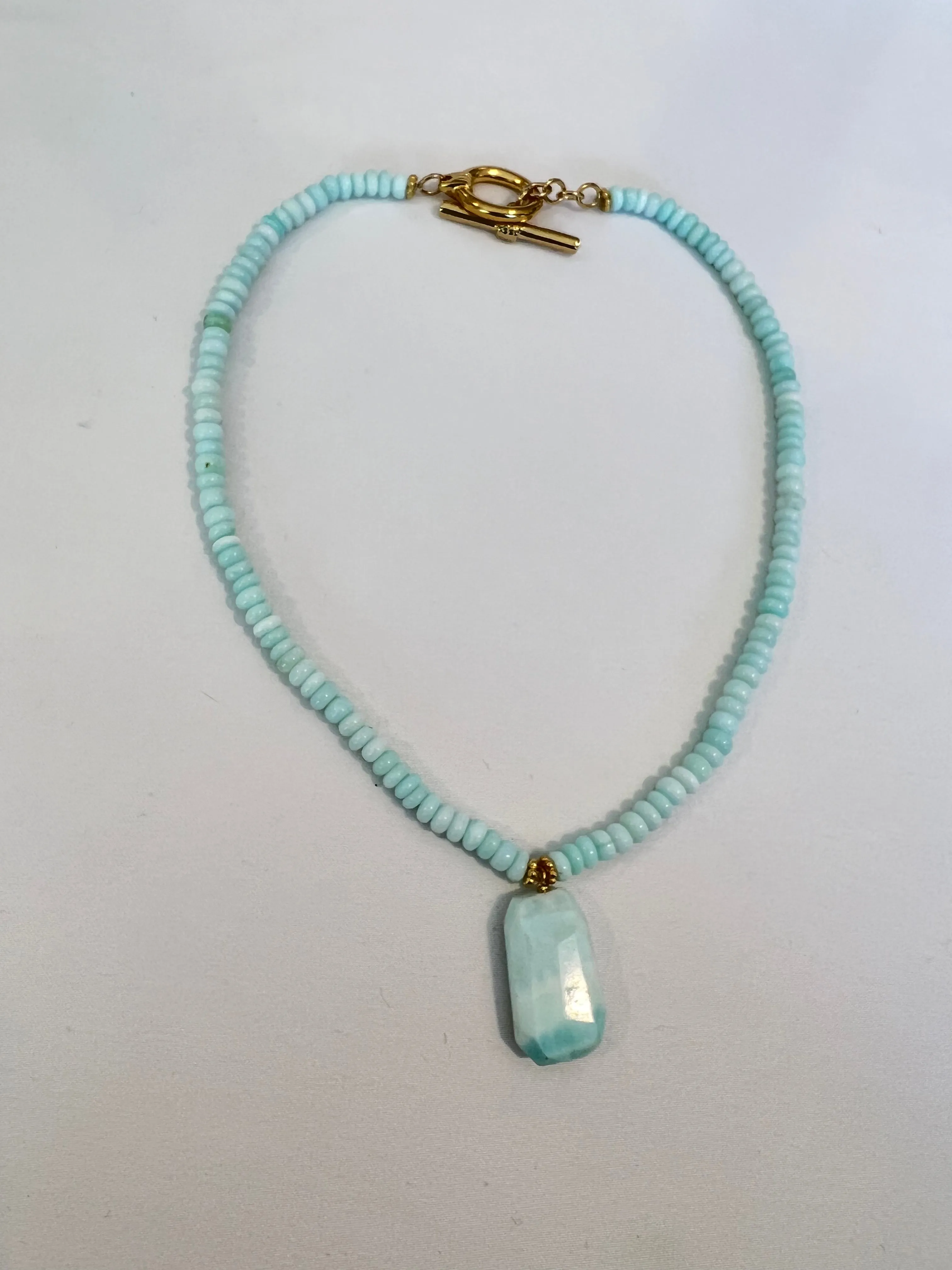 The Baby Blue Opal Necklace SAMPLE