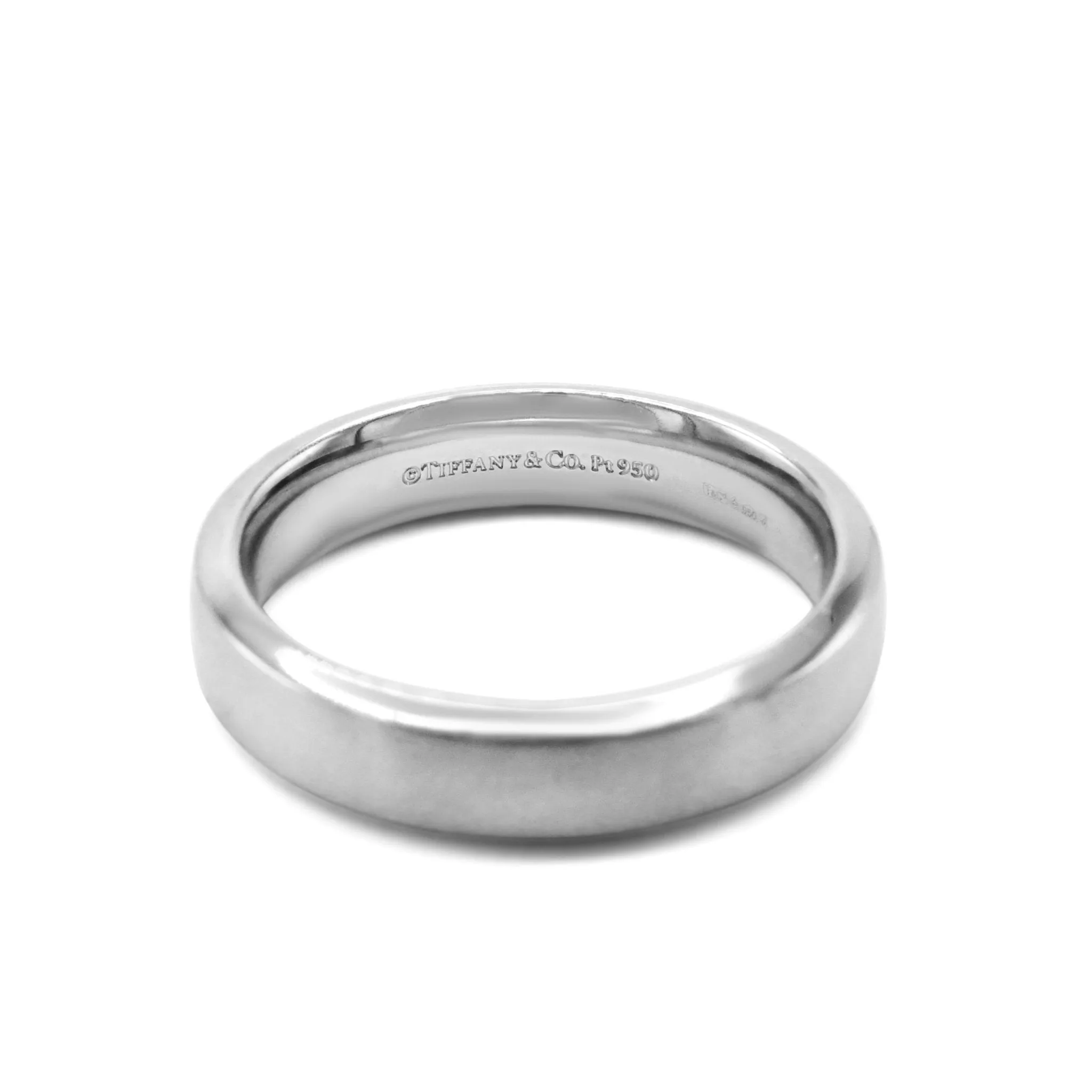 The Charles Tiffany Setting 5mm Satin Finish Ring - Platinum