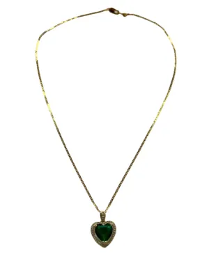 The Emerald Heart Necklace