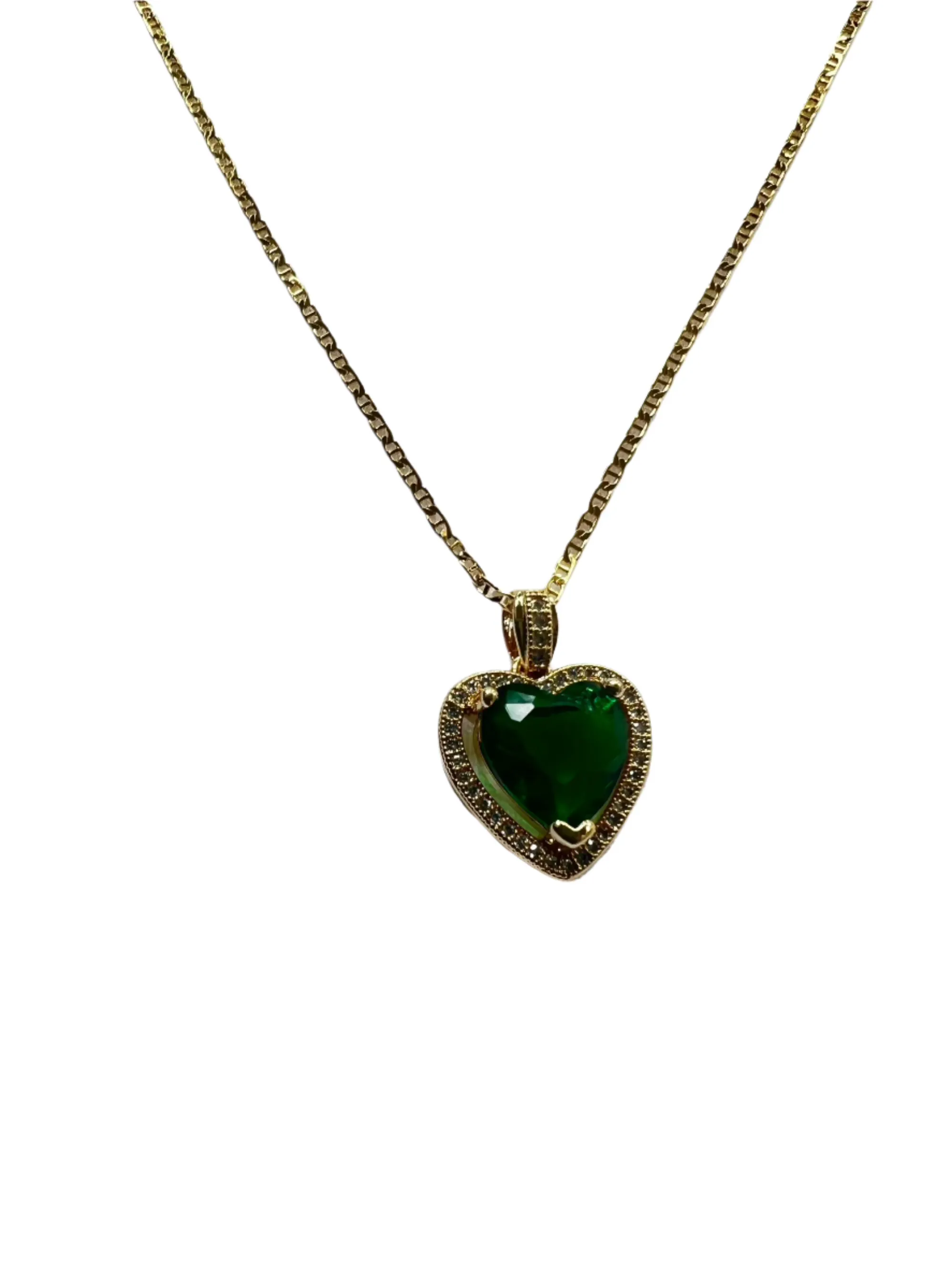The Emerald Heart Necklace