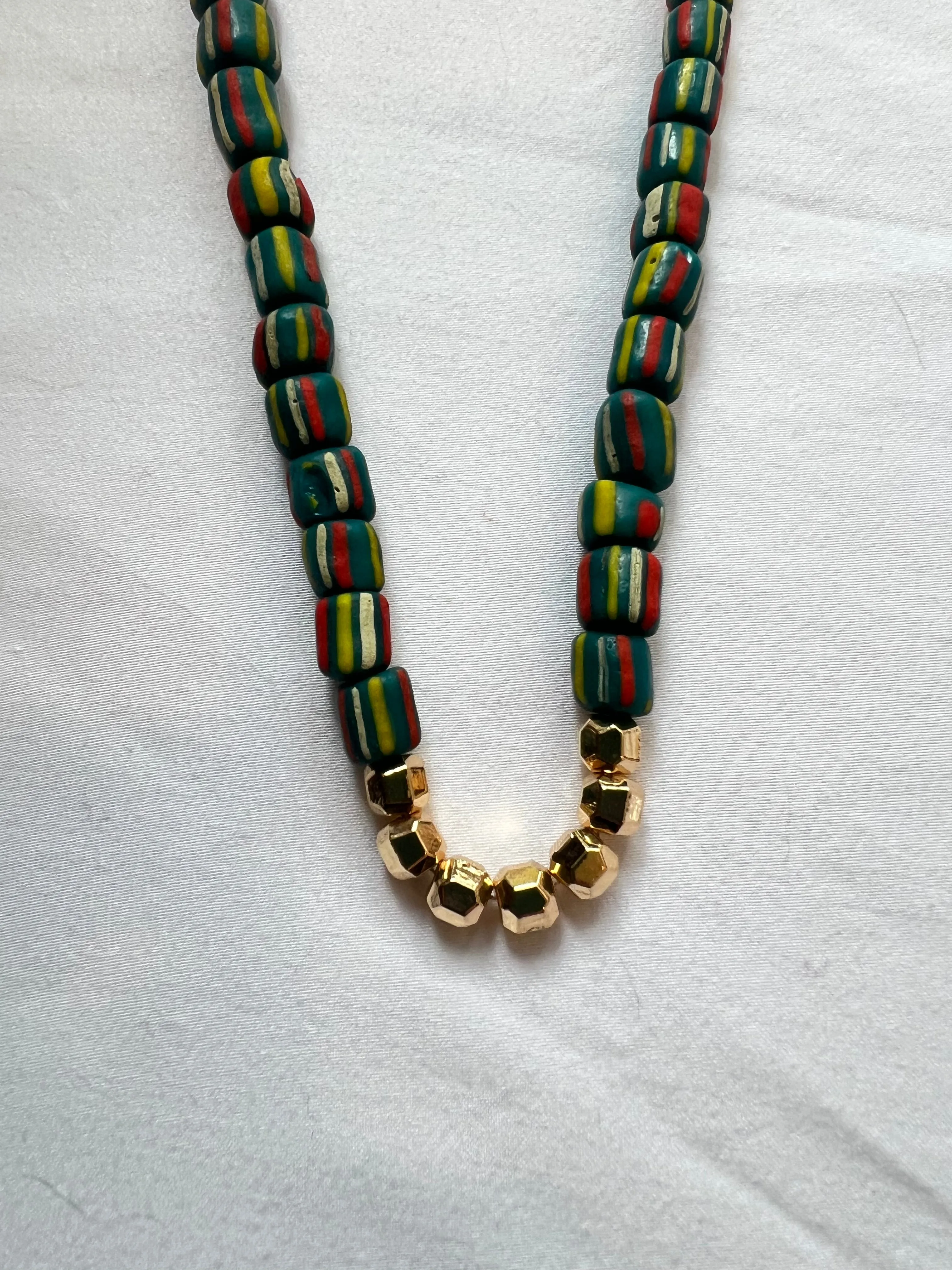 The Green Stripe Necklace