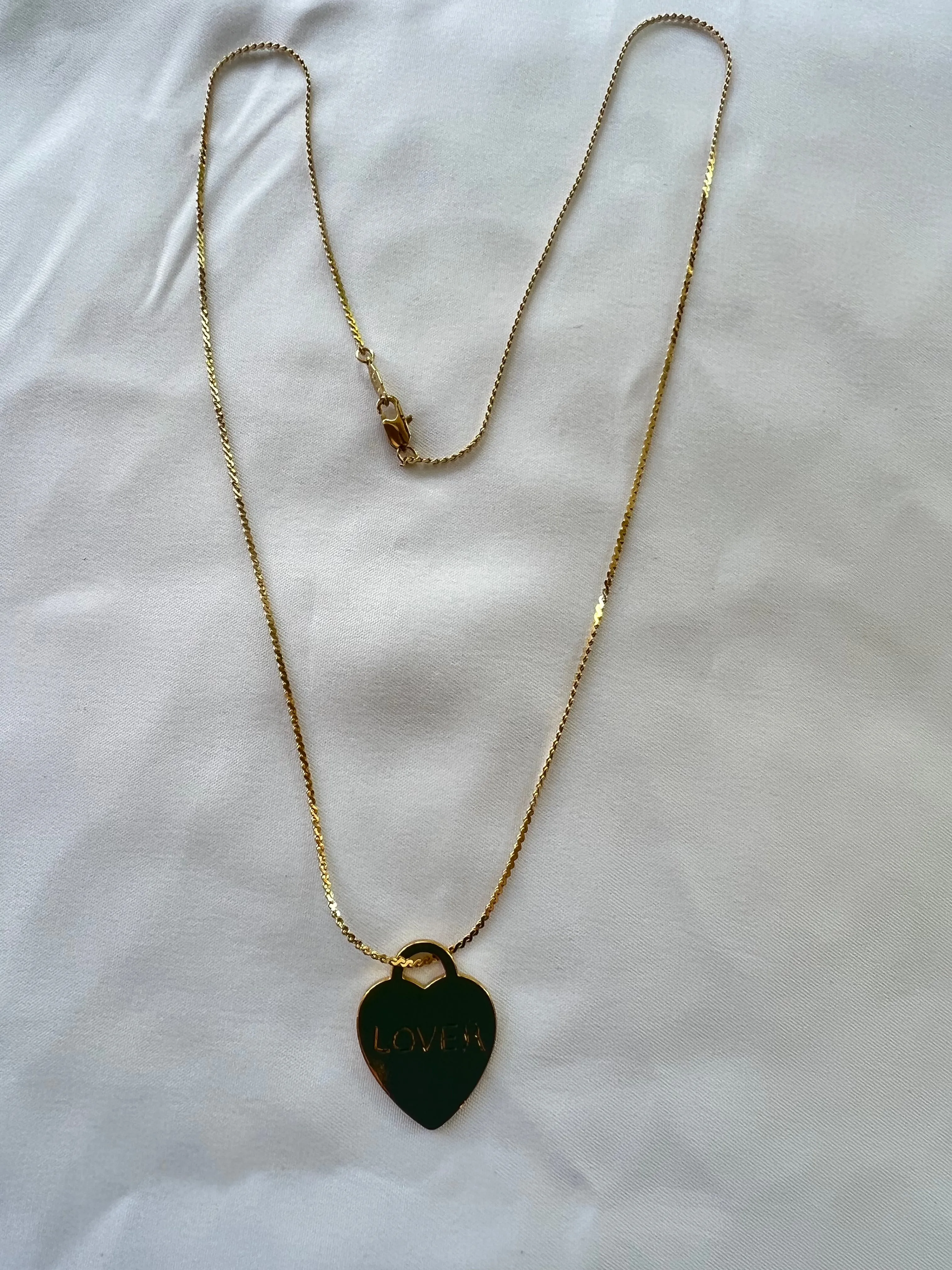 The LOVER Heart Necklace