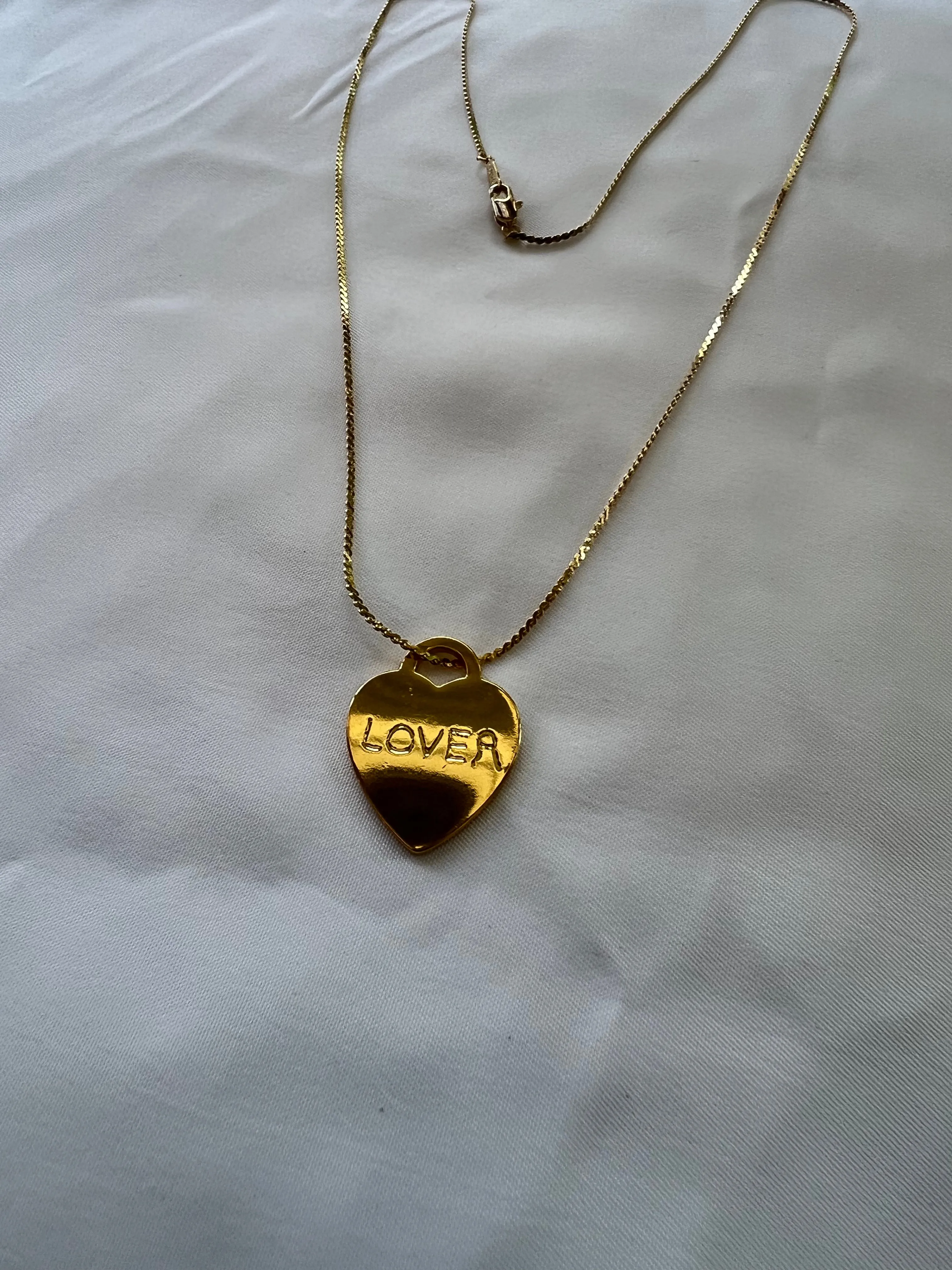 The LOVER Heart Necklace