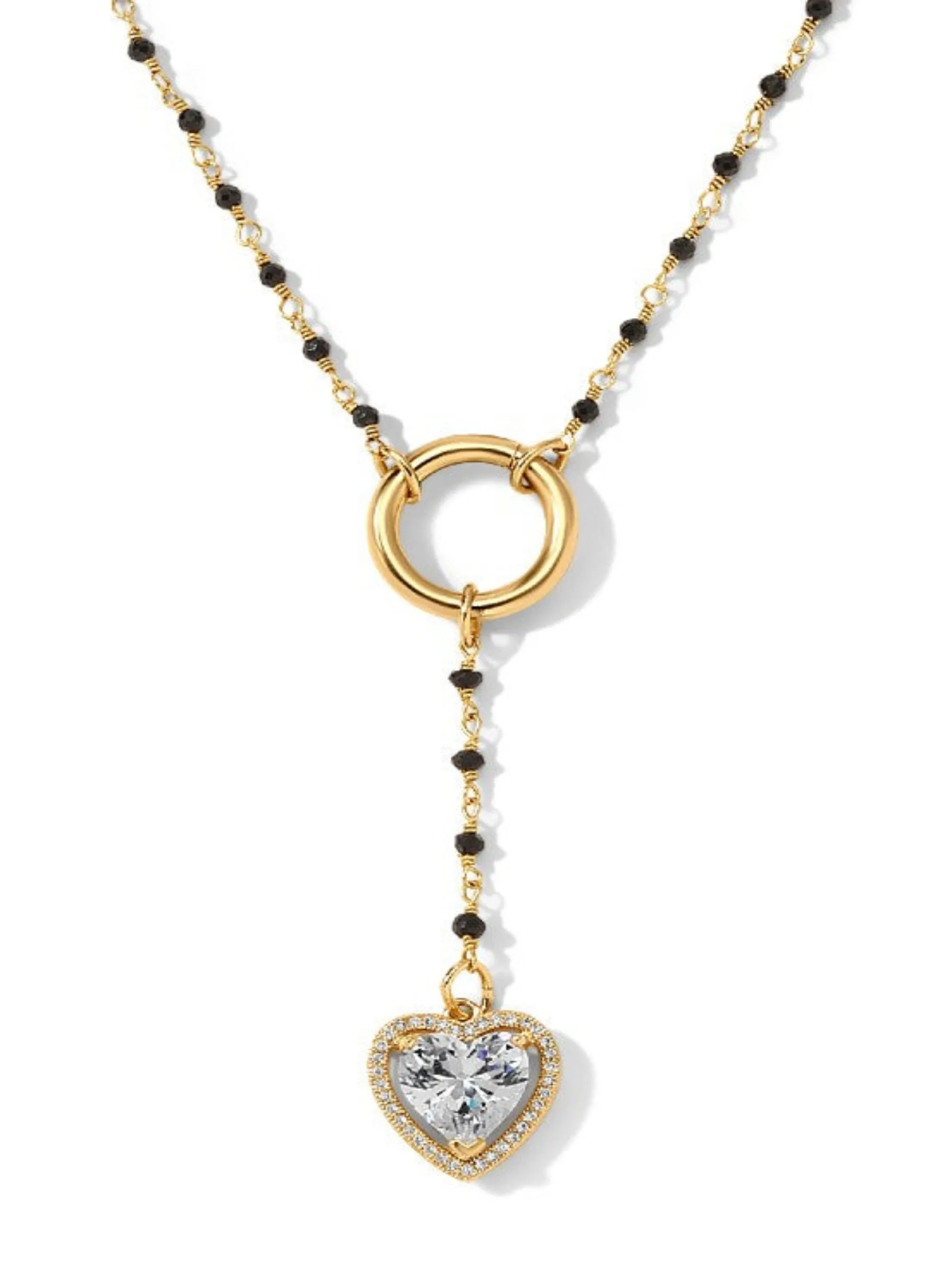 The Mini Cherry Heart Rosary Crystal