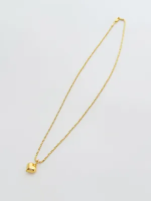 The Mini Puffy Heart Necklace