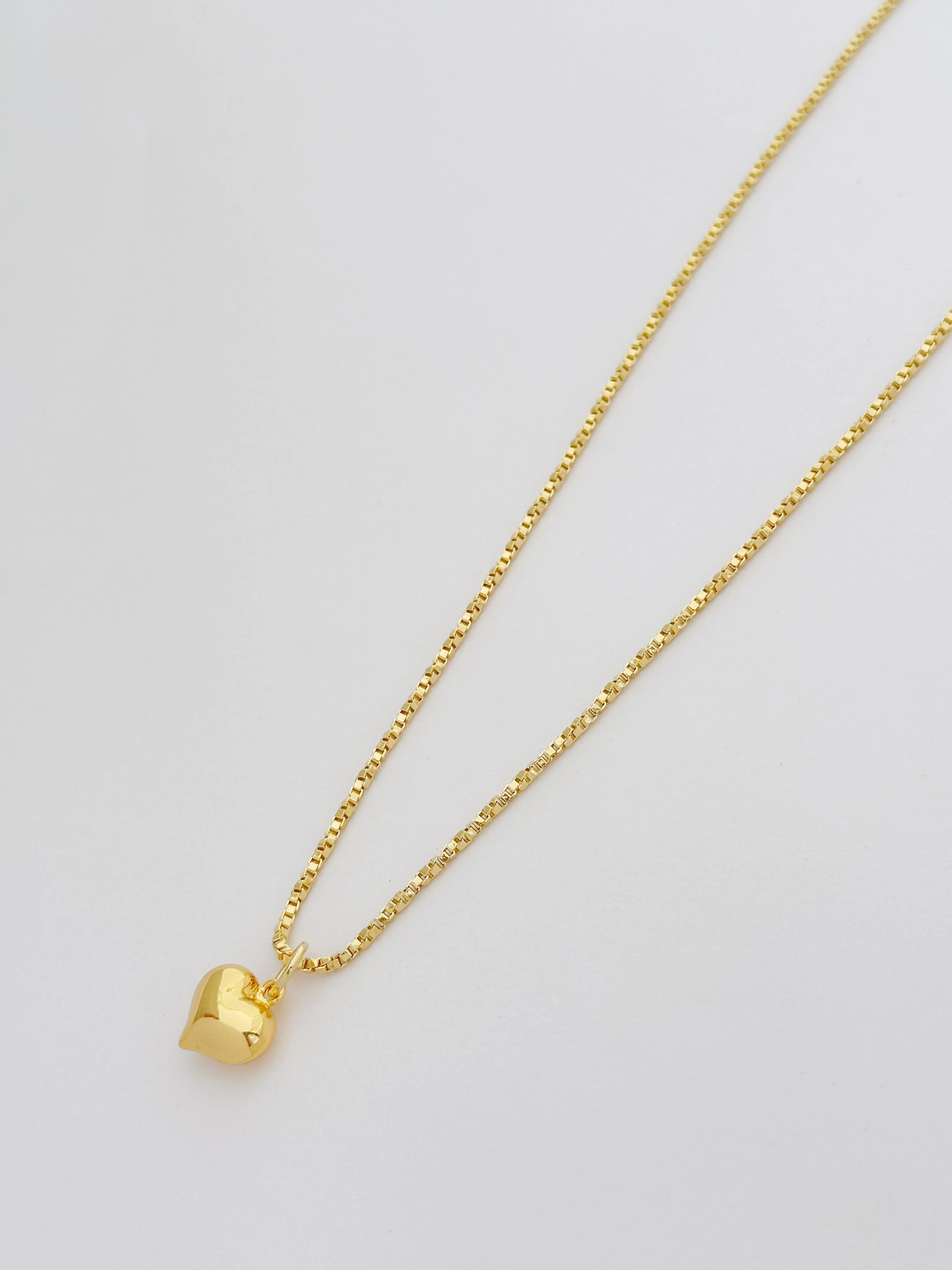 The Mini Puffy Heart Necklace