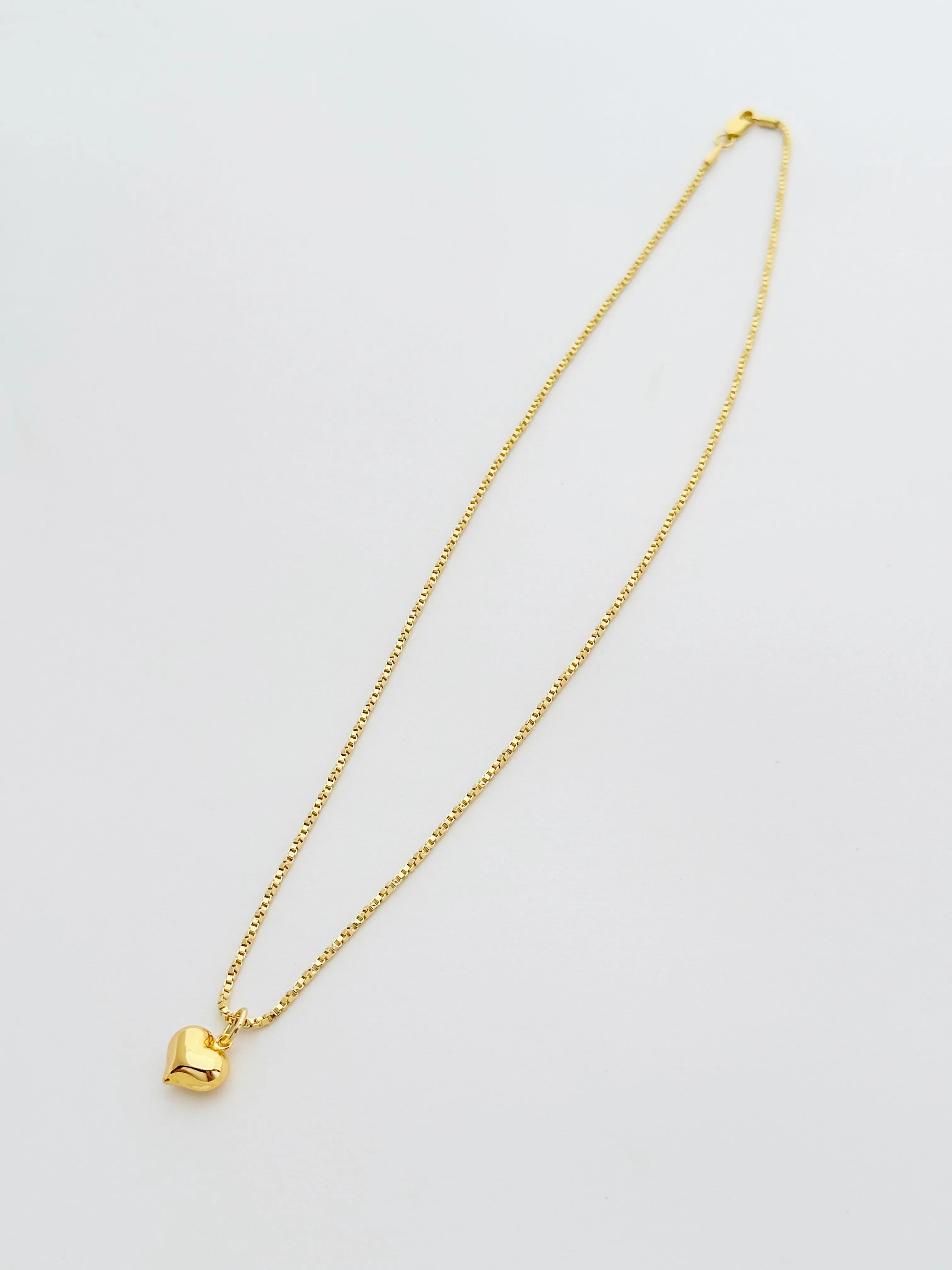 The Mini Puffy Heart Necklace