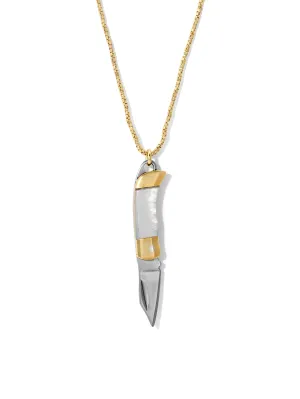 The Pocket Knife Necklace - Bone