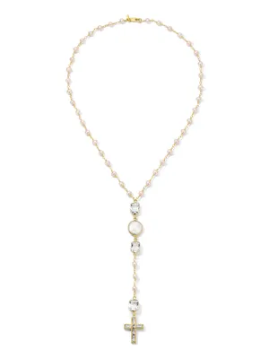 The Princess Pearl & Crystal Rosary