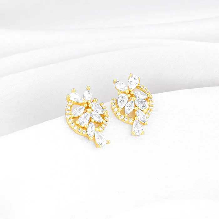 The White Periwinkle Earrings