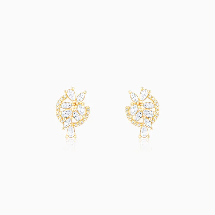 The White Periwinkle Earrings