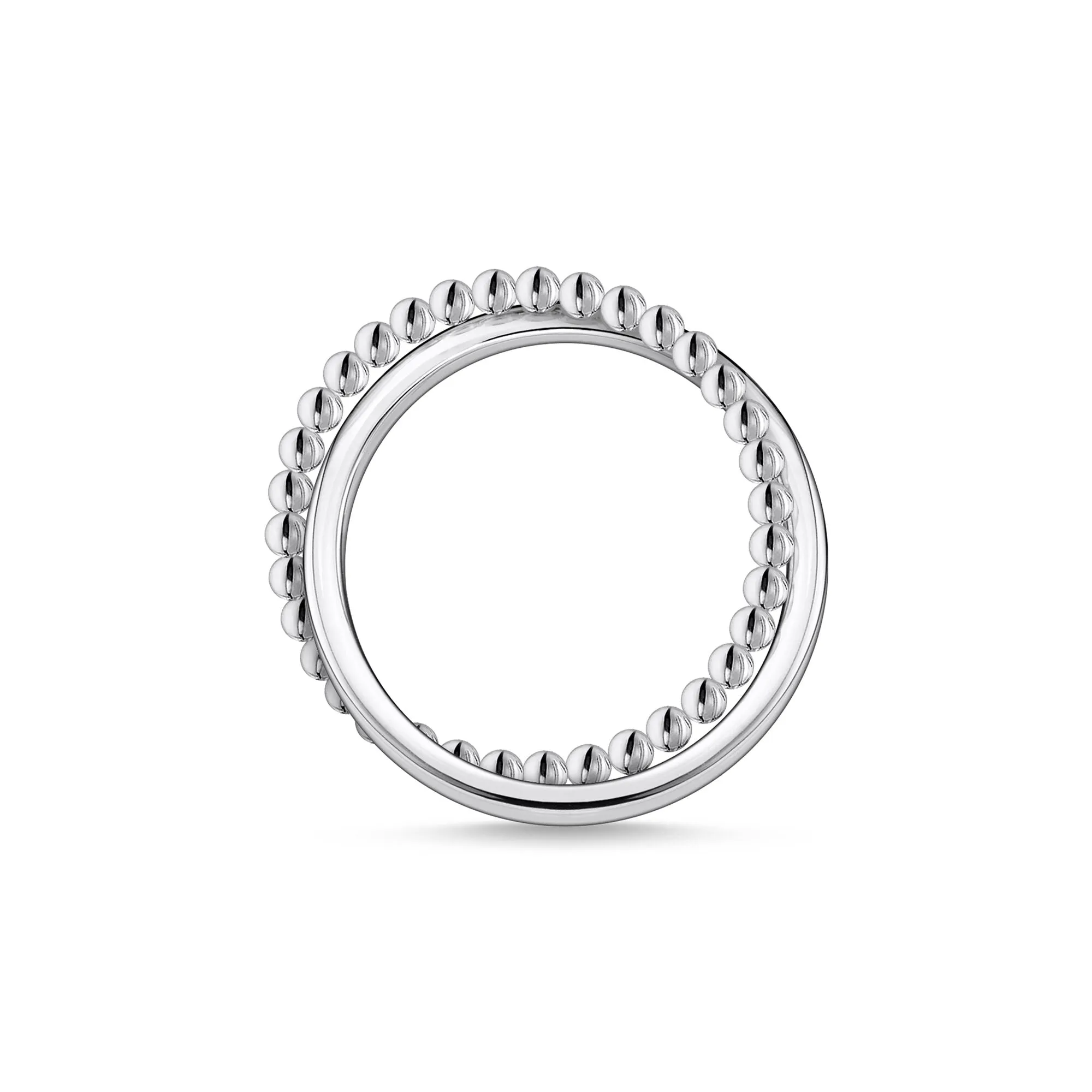 Thomas Sabo Charm Club Sterling Silver Double Dots Ring D