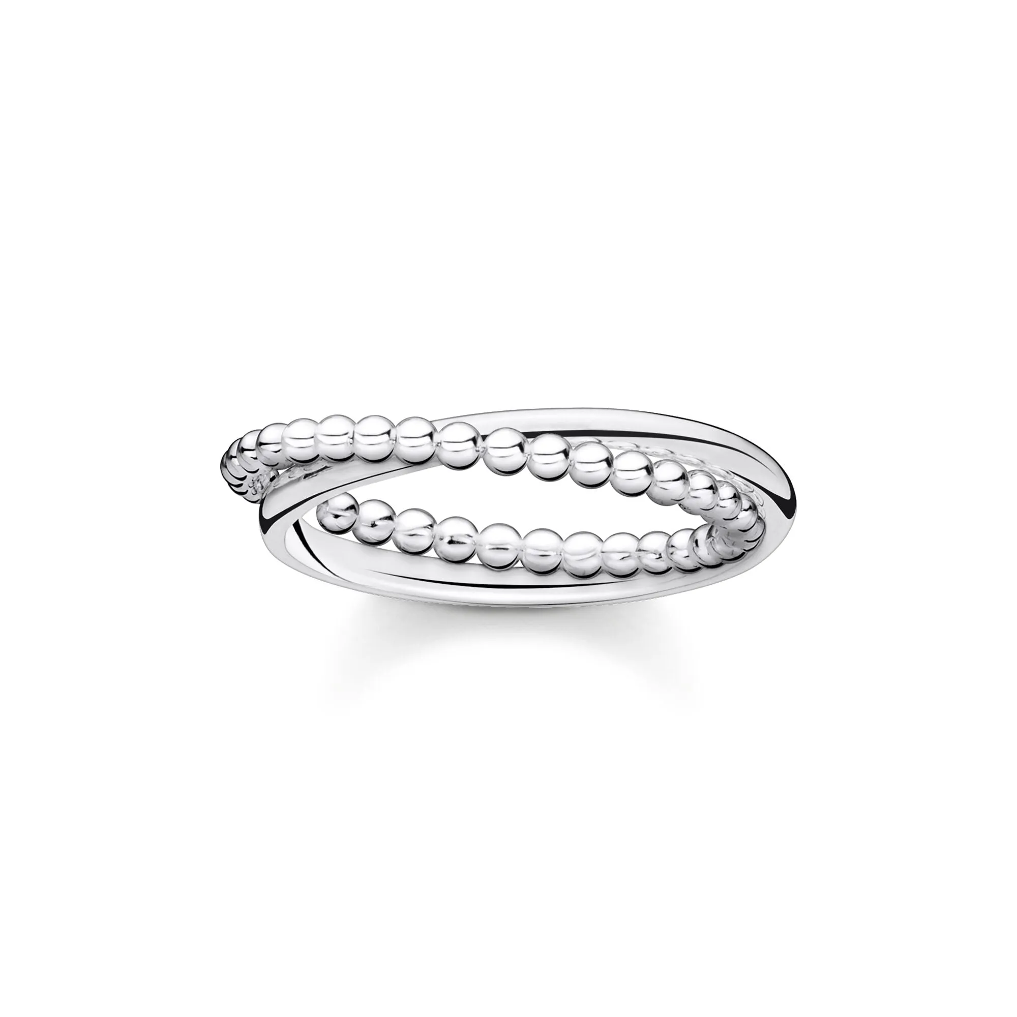 Thomas Sabo Charm Club Sterling Silver Double Dots Ring D