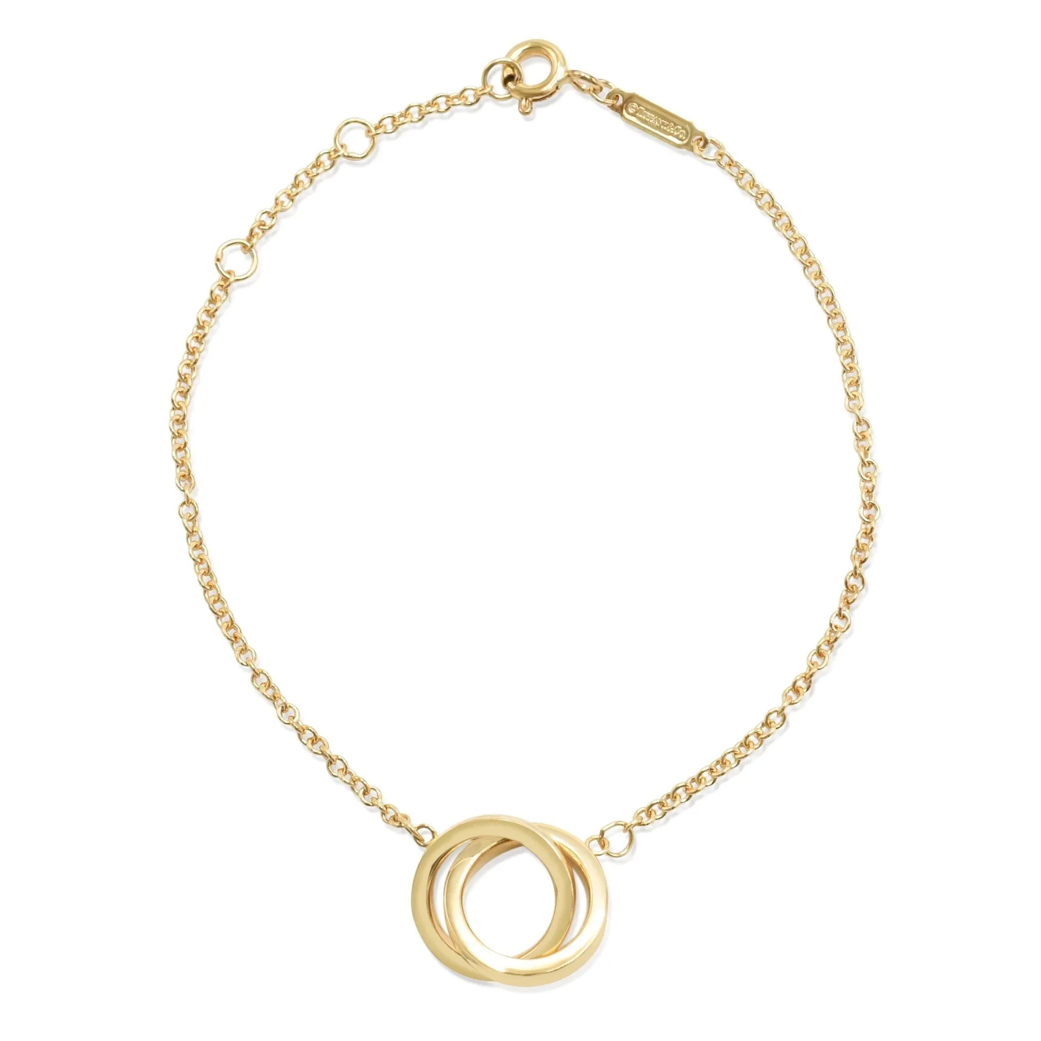 Tiffany 1837 Interlocking Circles Chain Bracelet - Rose
