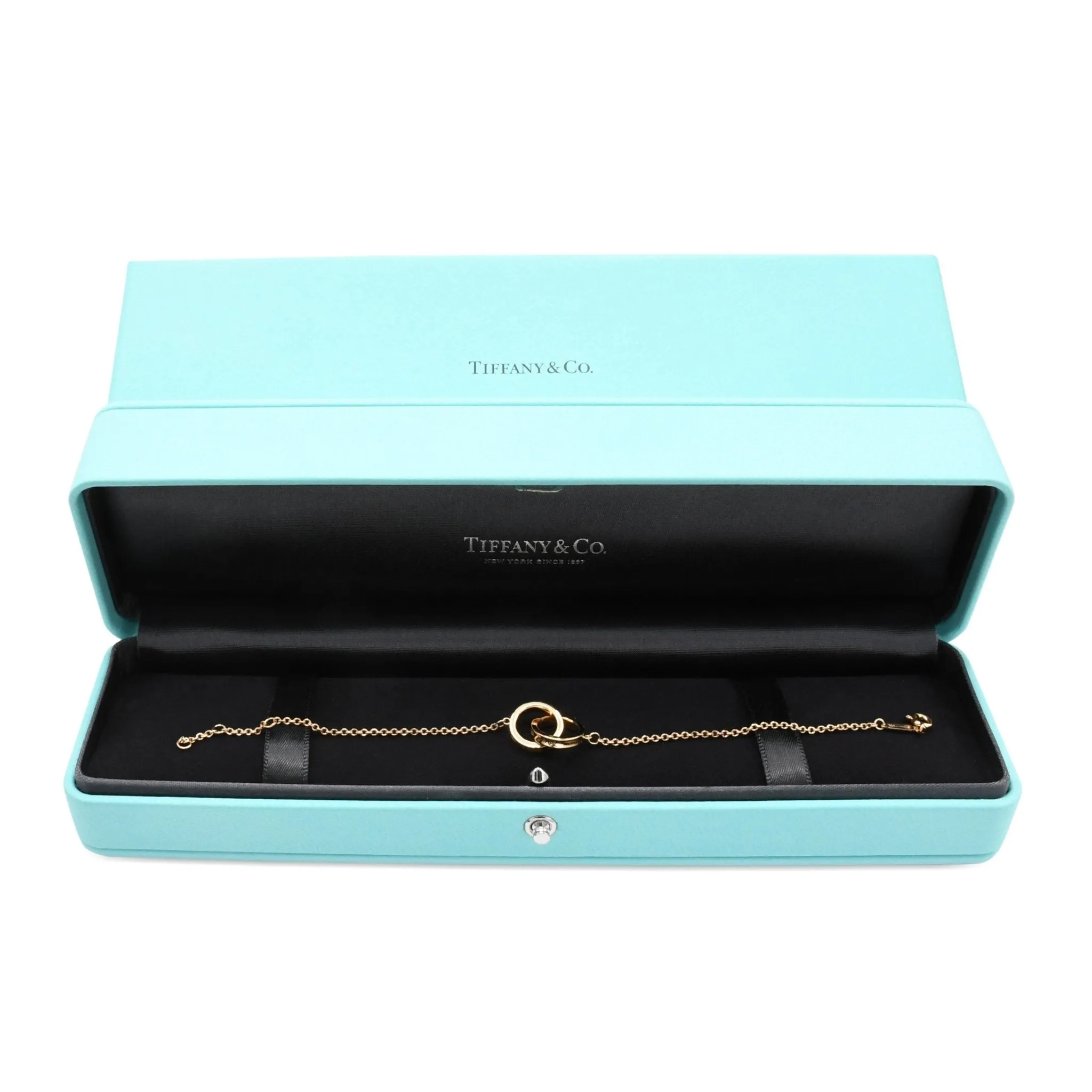 Tiffany 1837 Interlocking Circles Chain Bracelet - Rose