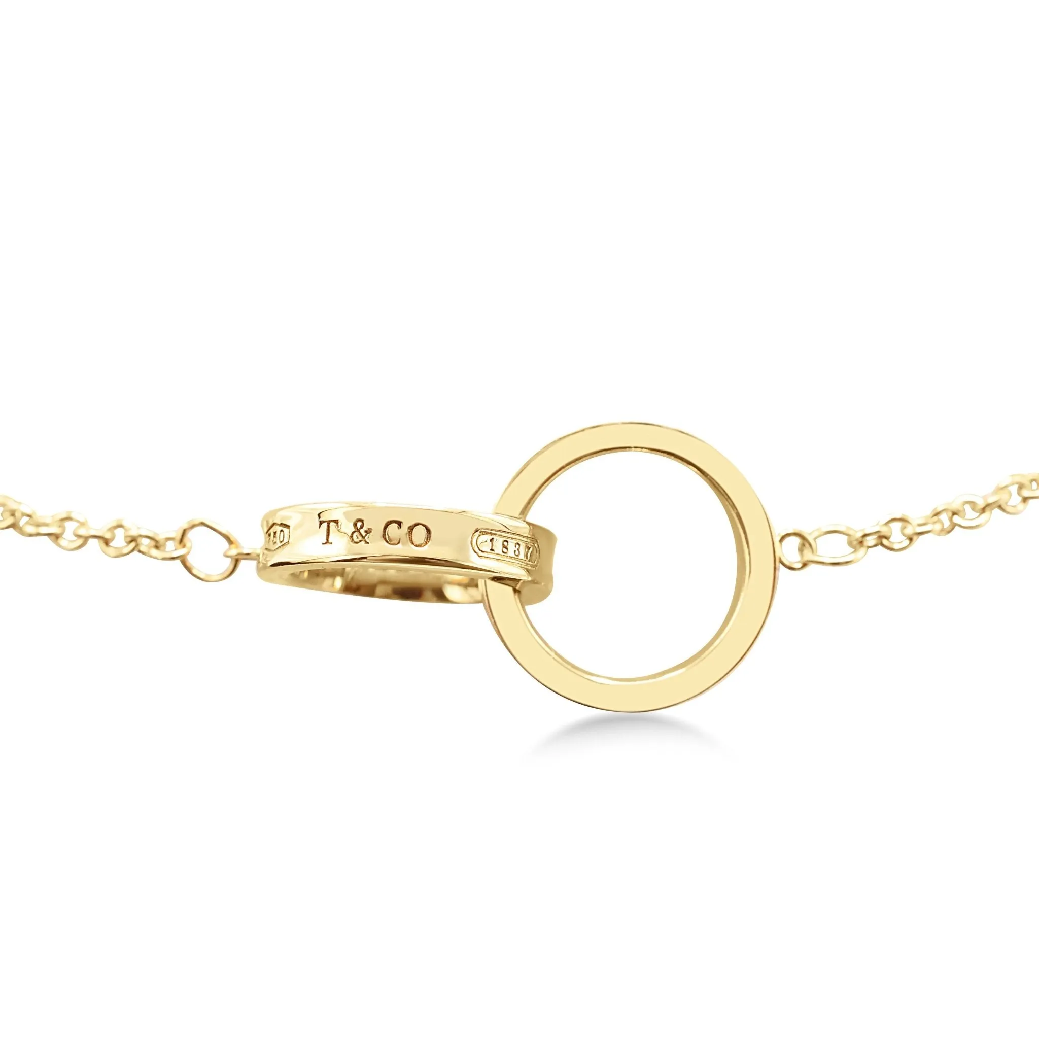 Tiffany 1837 Interlocking Circles Chain Bracelet - Rose