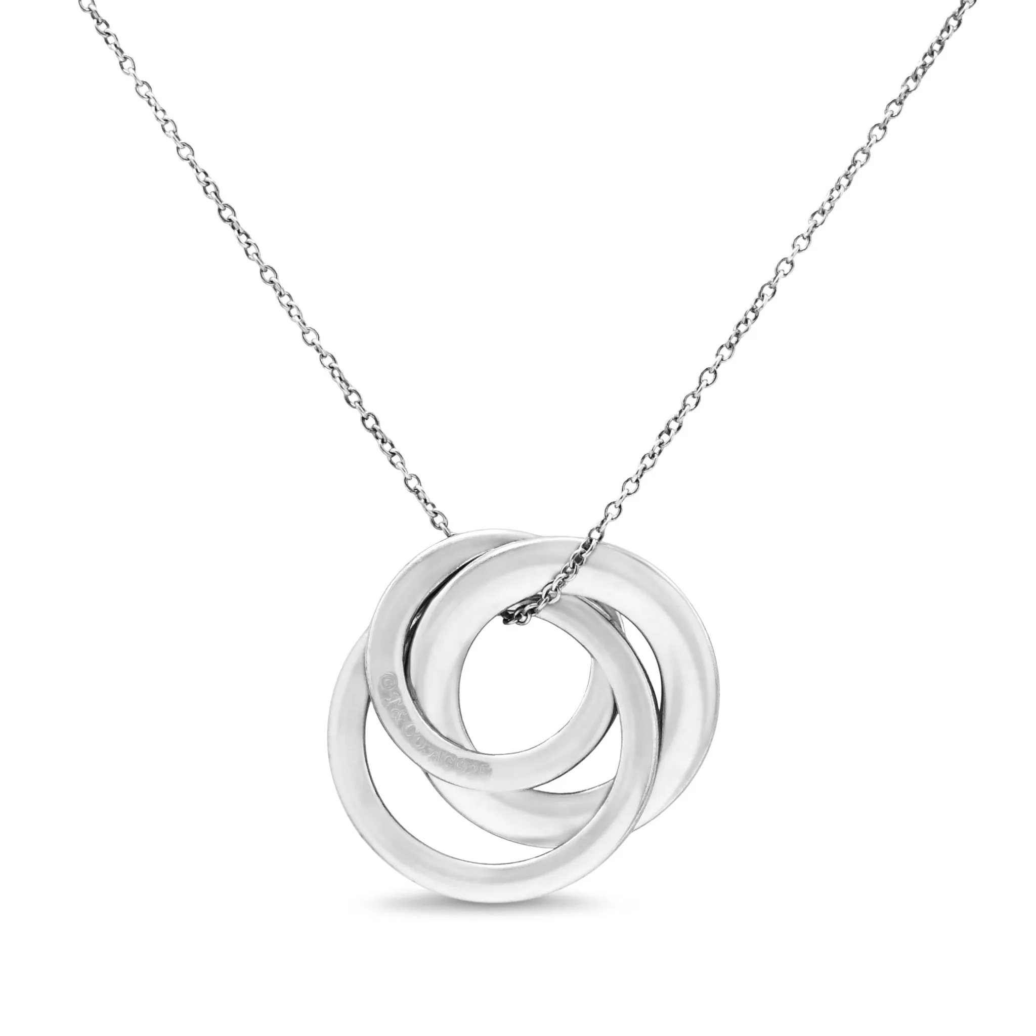 Tiffany 1837 Interlocking Circles Pendant Necklace In Sterling Silver