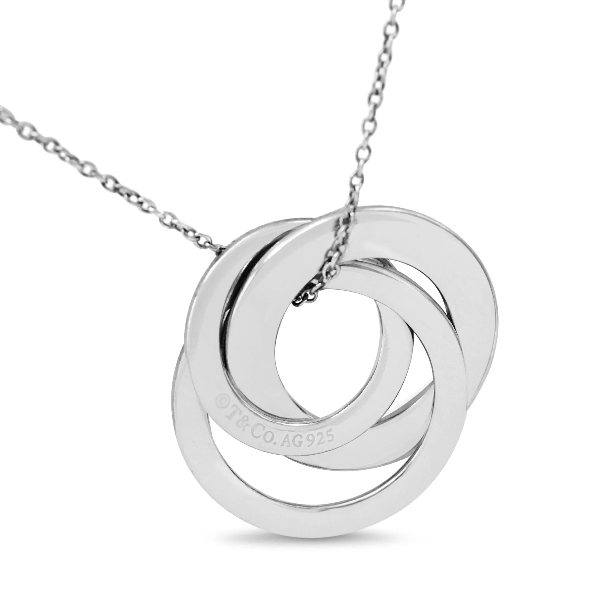 Tiffany 1837 Interlocking Circles Pendant Necklace In Sterling Silver