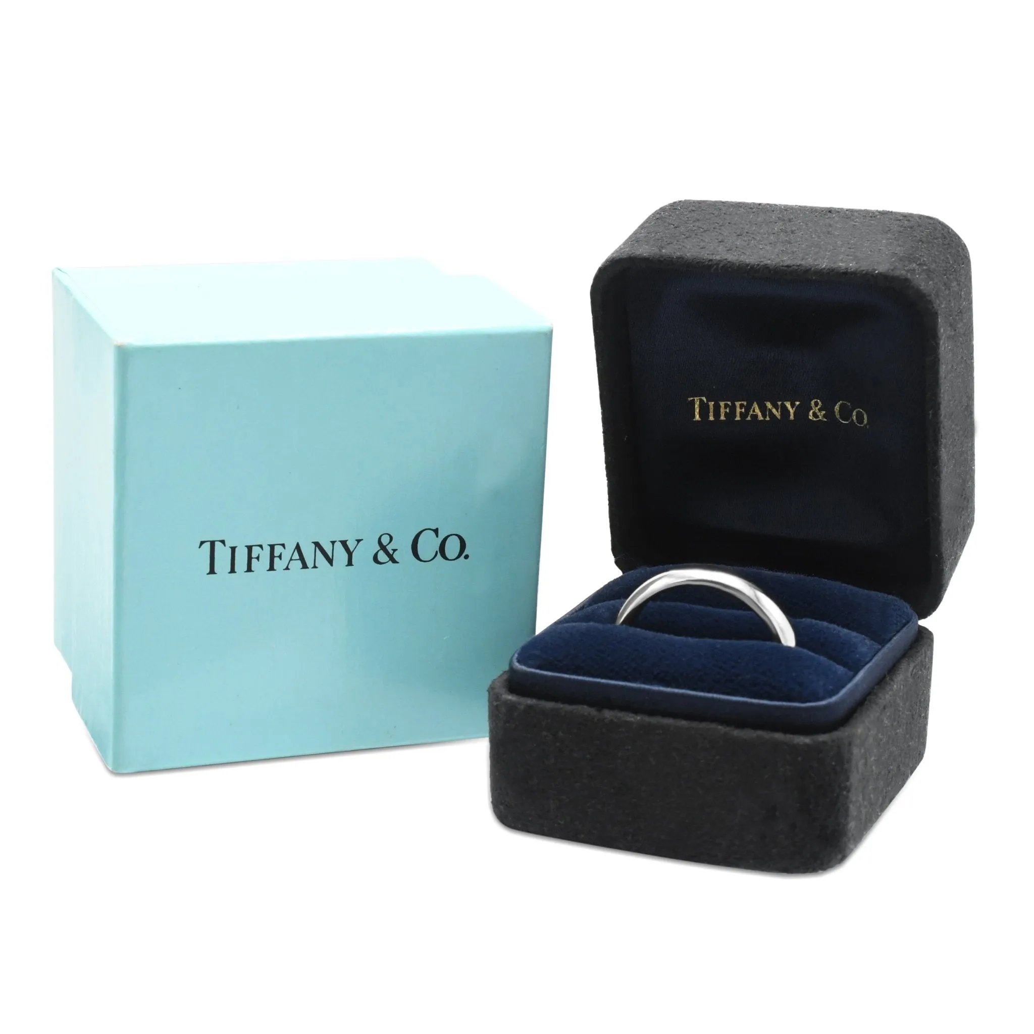 Tiffany 4.5mm Platinum Wedding Band Ring