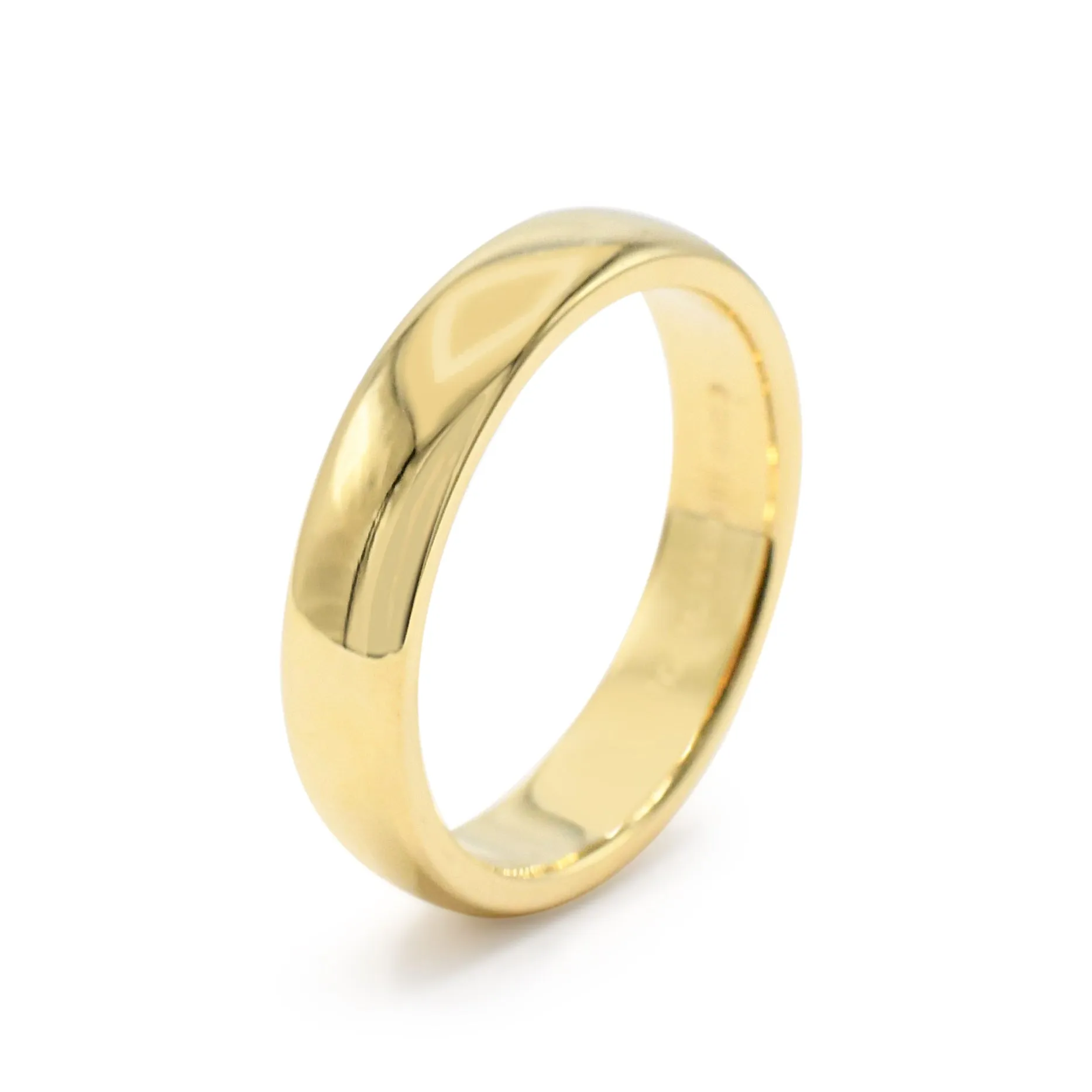 Tiffany 4.5mm Wedding Band - 18ct Yellow Gold