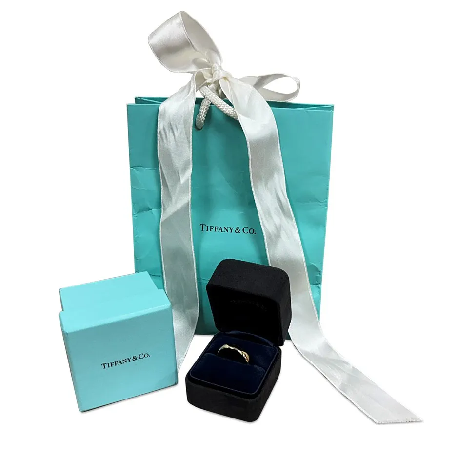 Tiffany 4.5mm Wedding Band - 18ct Yellow Gold