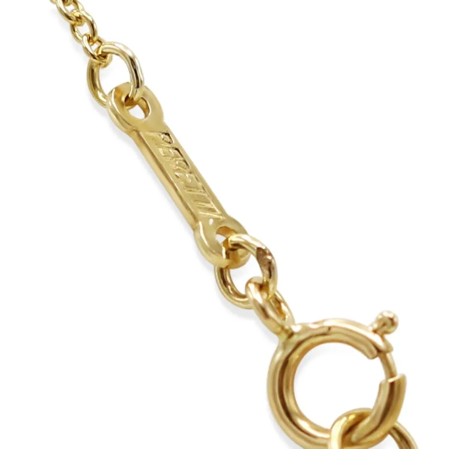 Tiffany & Co. 18ct Open Heart Pendant On Necklace by Elsa Peretti