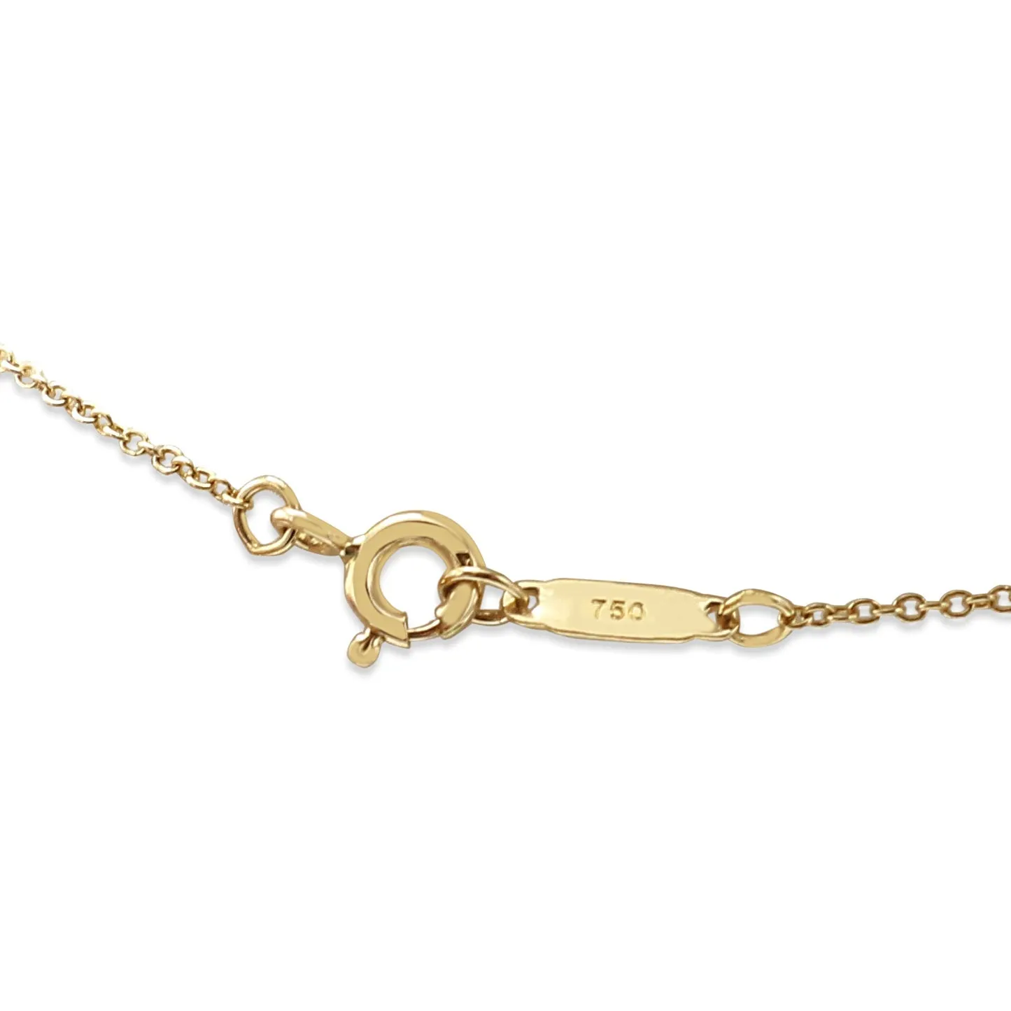 Tiffany & Co. Butterfly Pendant On Necklace 18"